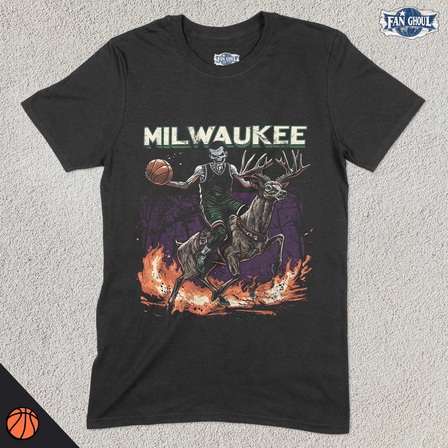 Milwaukee Basketball "Ghoul" Shirt
