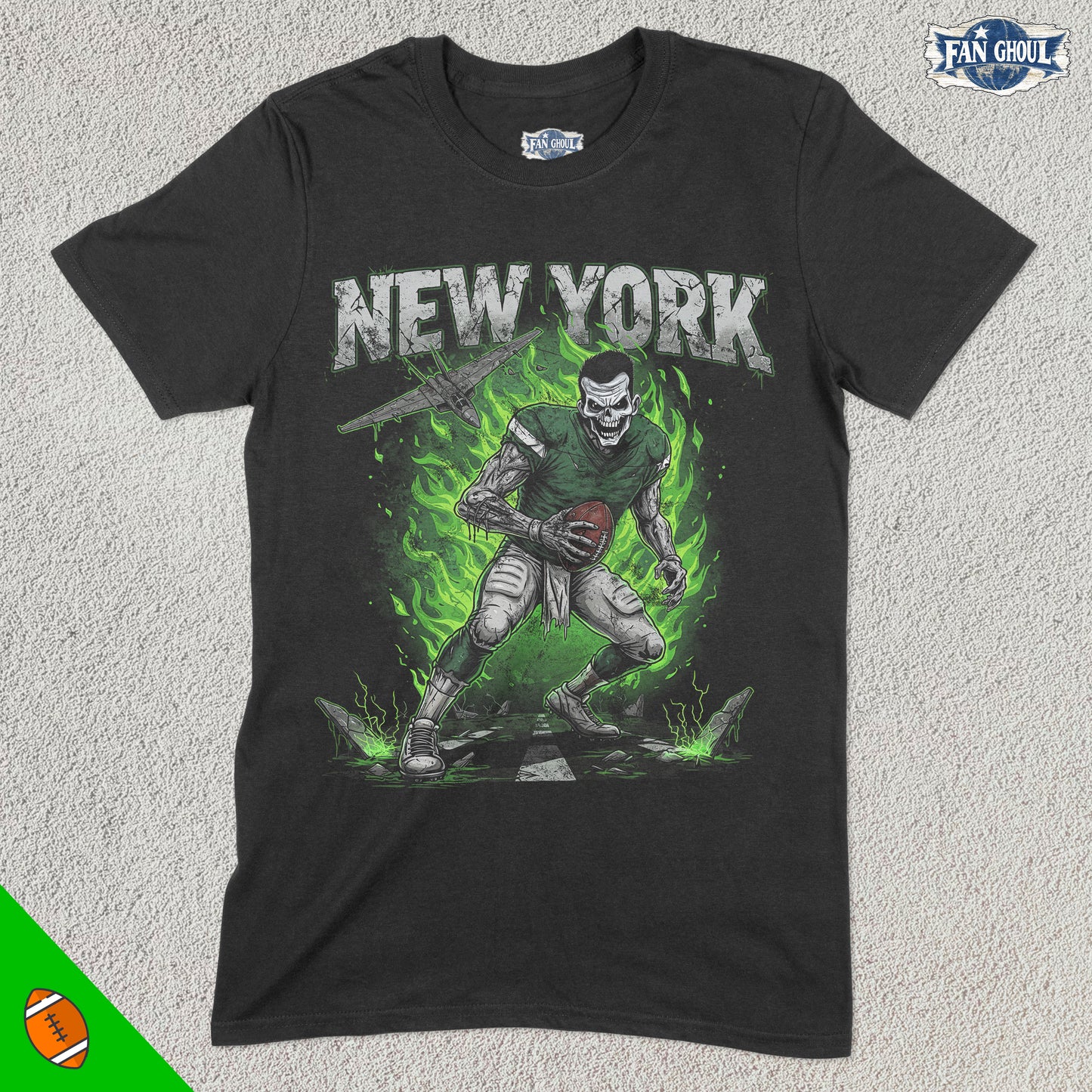 New York 2 Football "Ghoul" Shirt