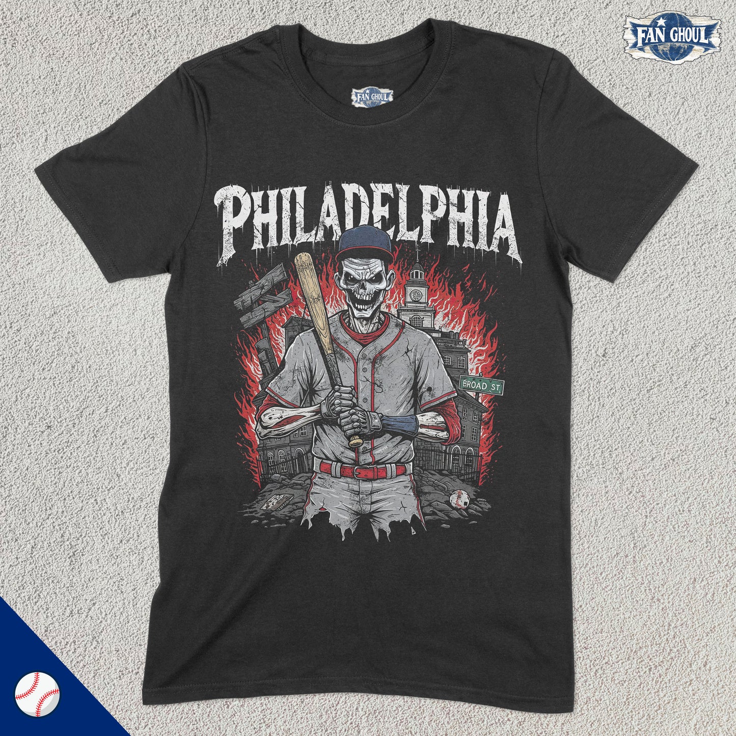 Philadelphia Baseball "Ghoul" Shirt