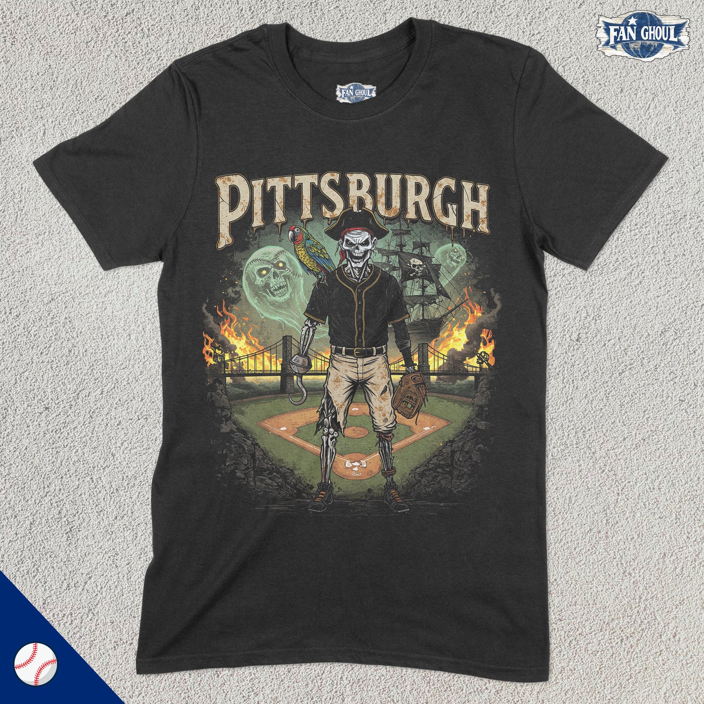 Pittsburgh Baseball "Ghoul" Shirt