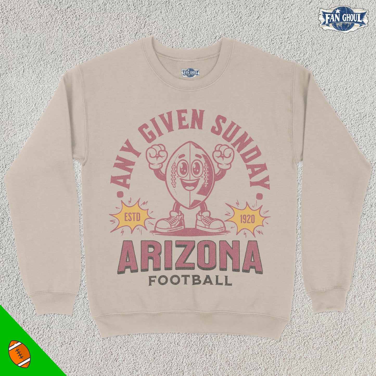 Arizona Football Retro Crewneck