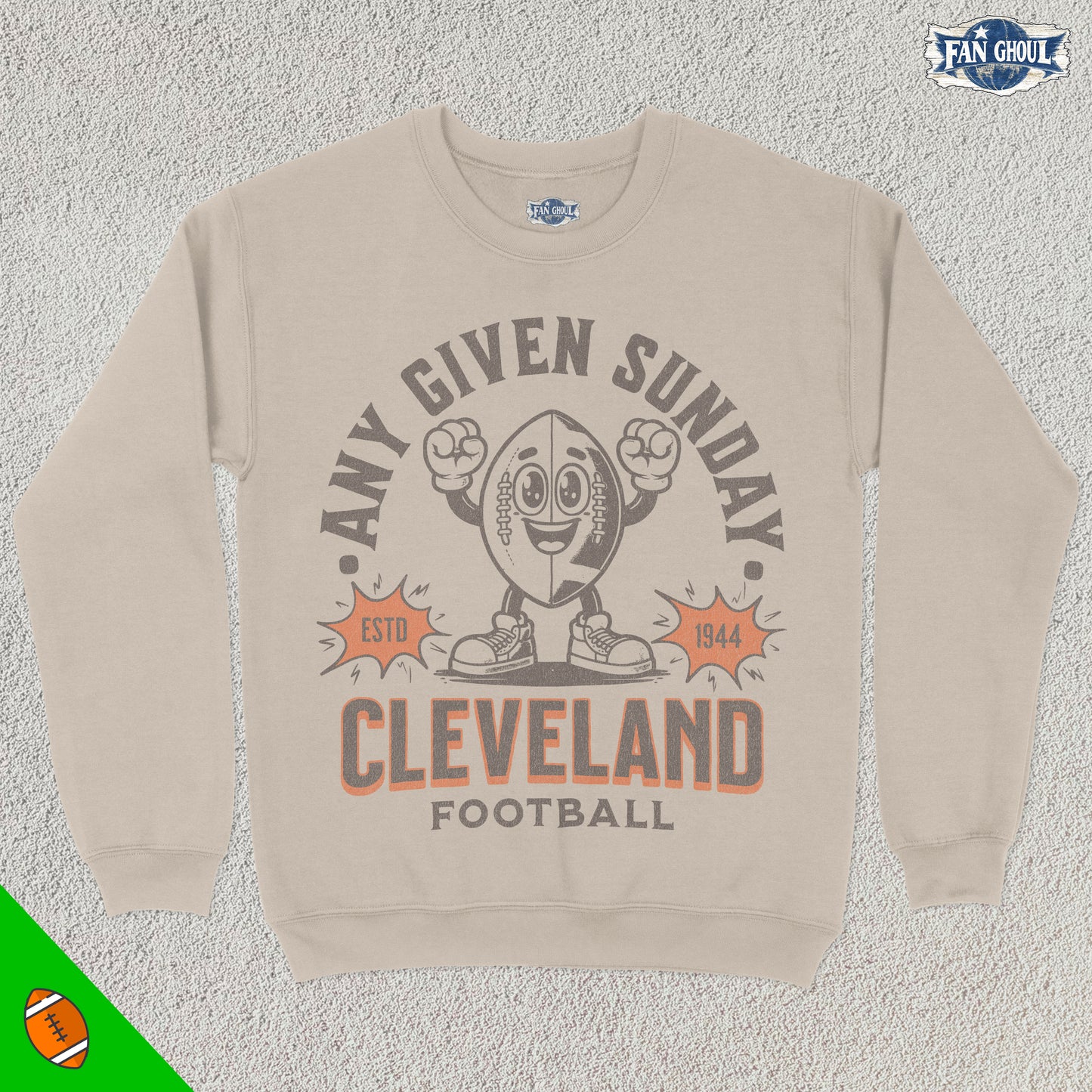 Cleveland Football Retro Crewneck