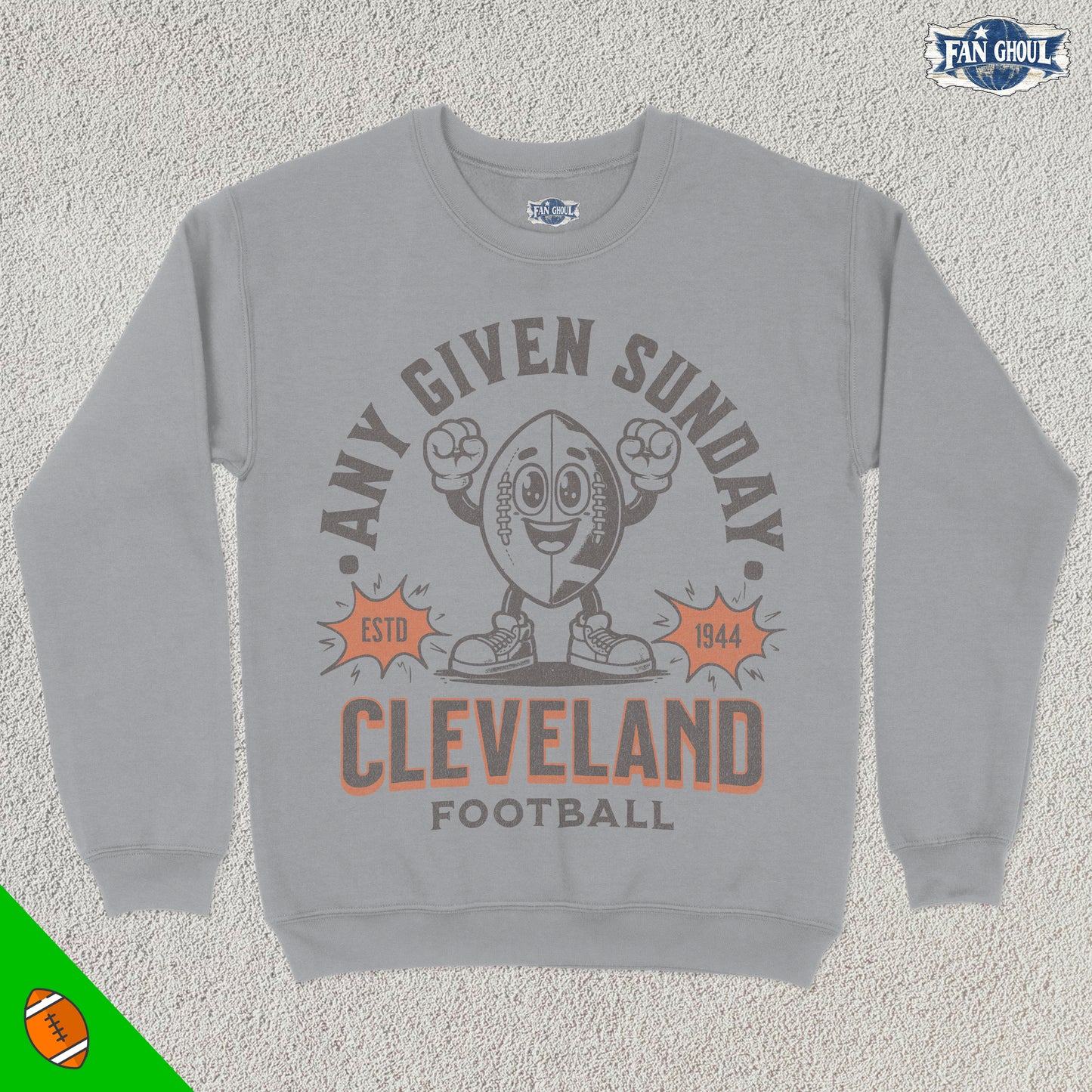 Cleveland Football Retro Crewneck