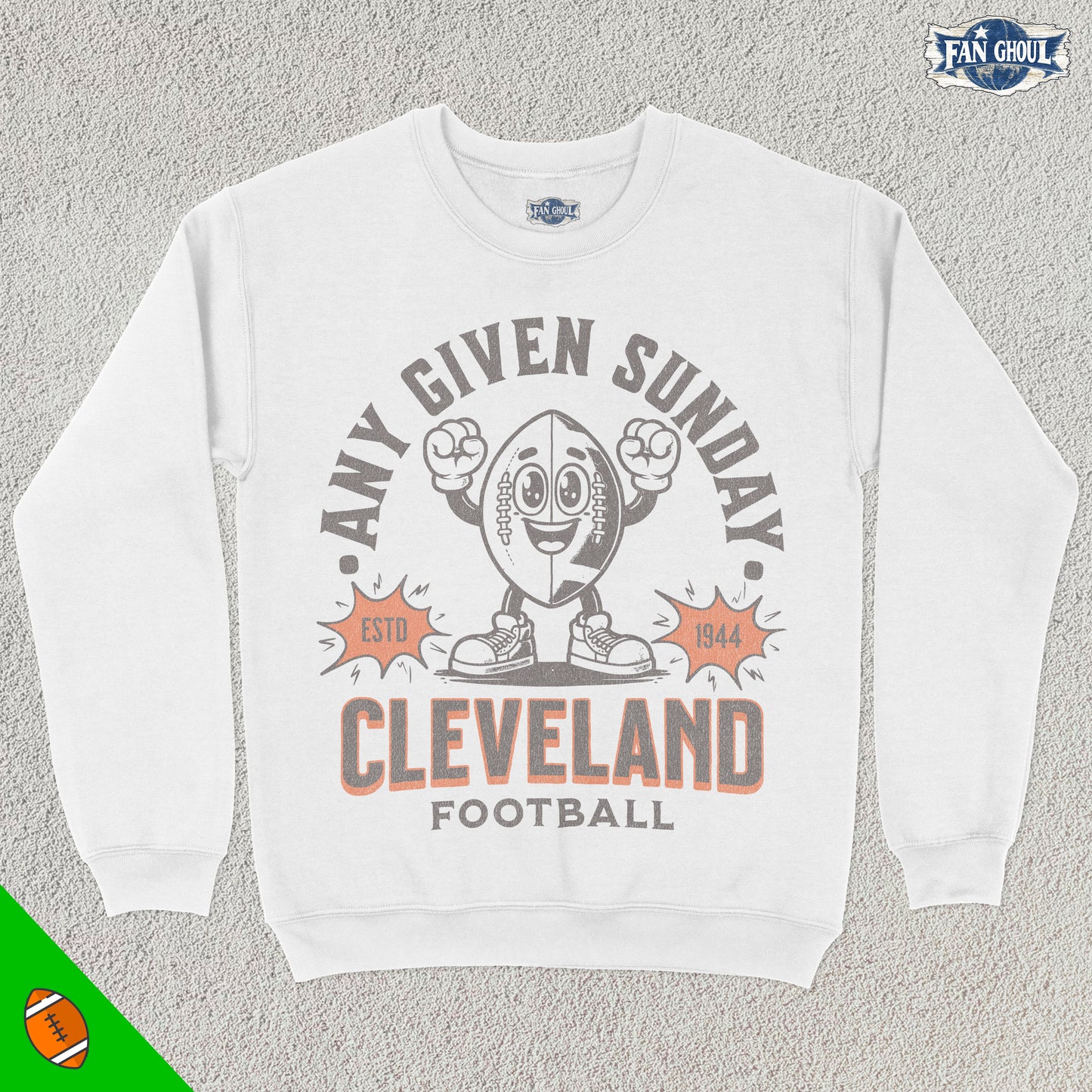 Cleveland Football Retro Crewneck