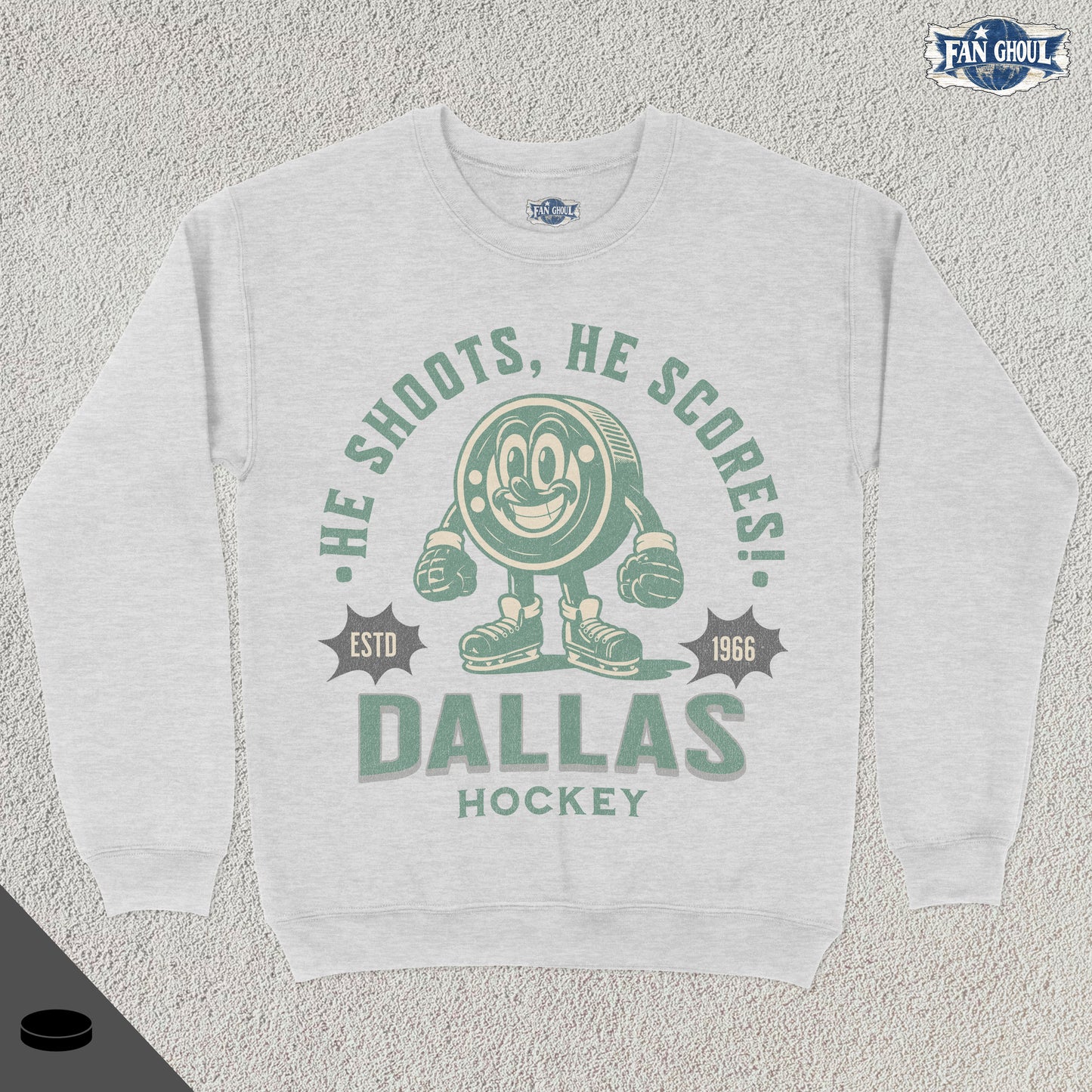 Dallas Hockey Retro Crewneck