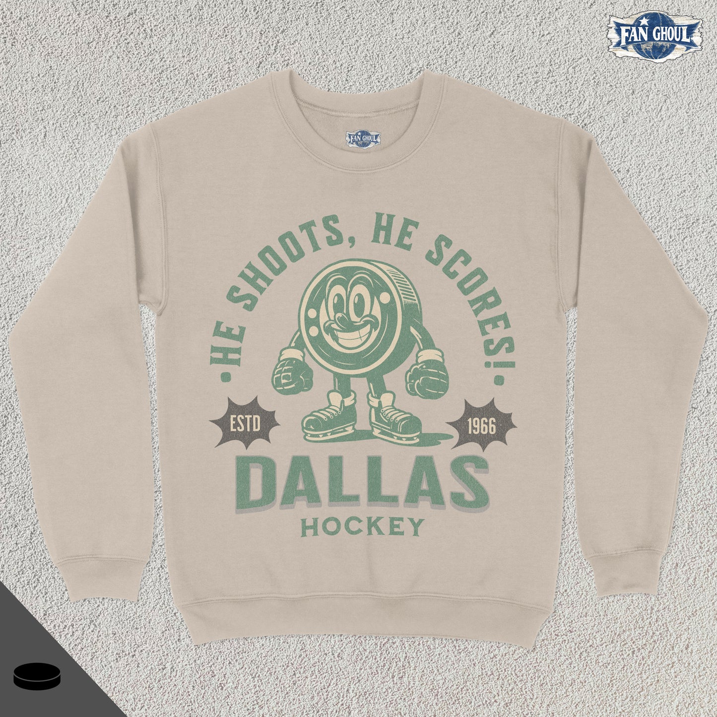 Dallas Hockey Retro Crewneck