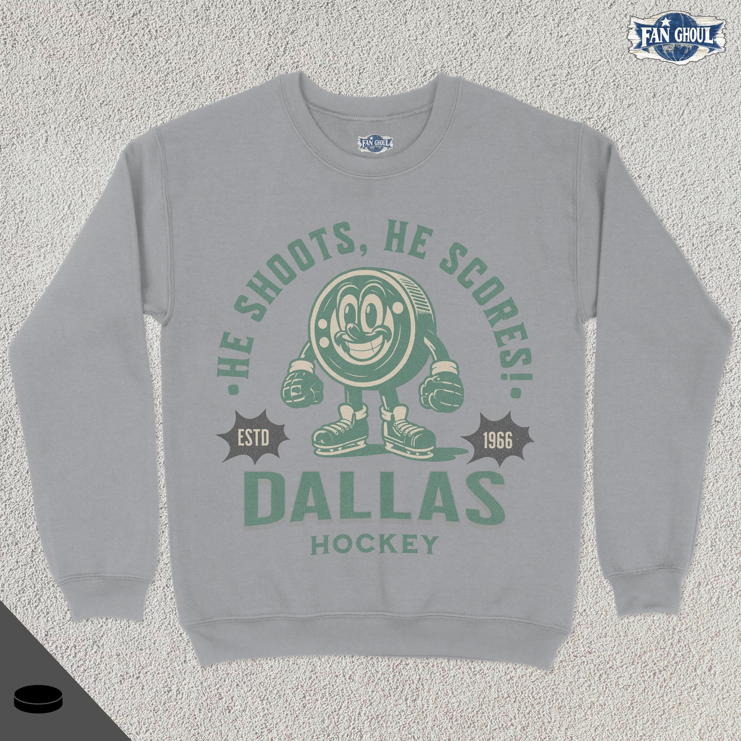 Dallas Hockey Retro Crewneck
