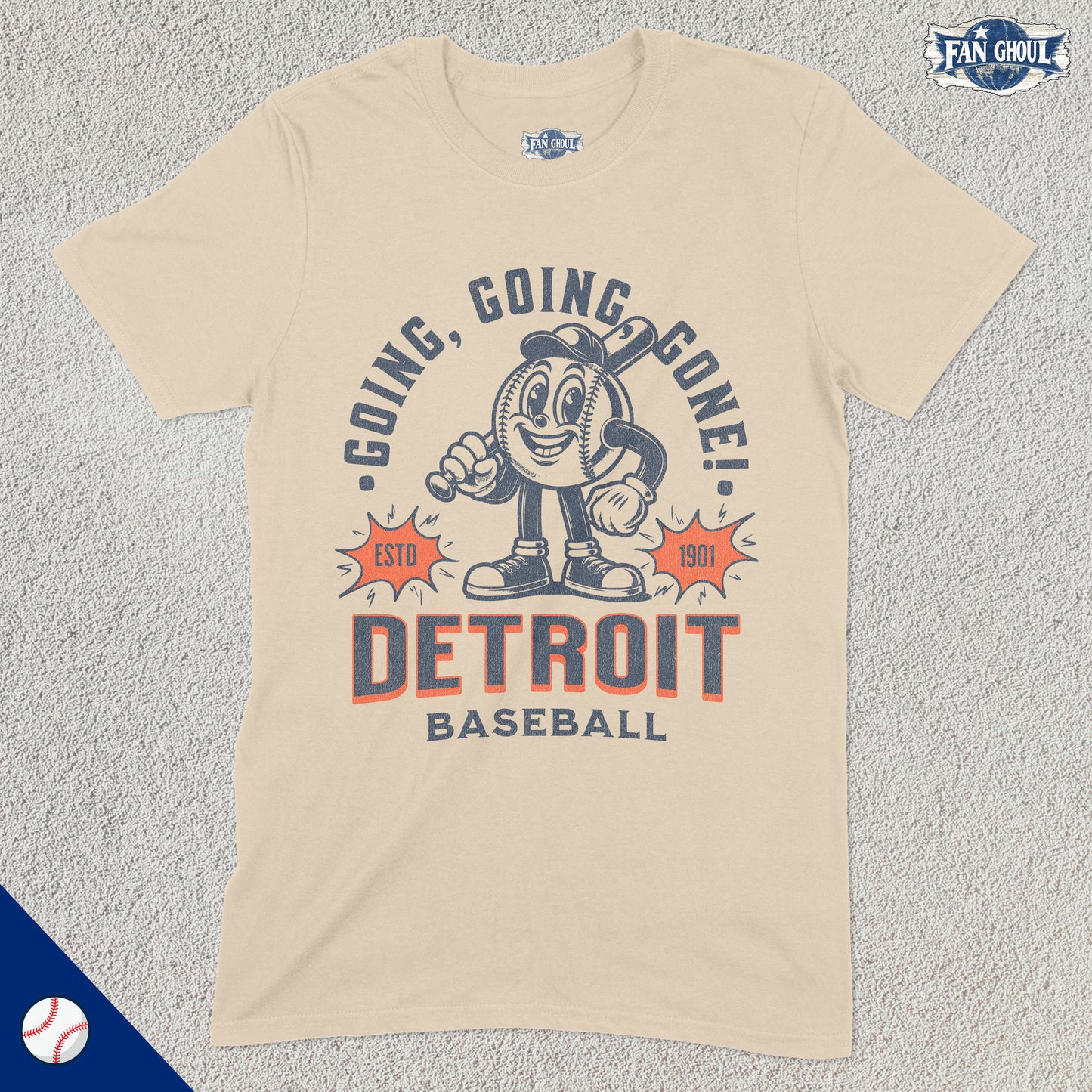 Detroit Baseball Retro Shirt