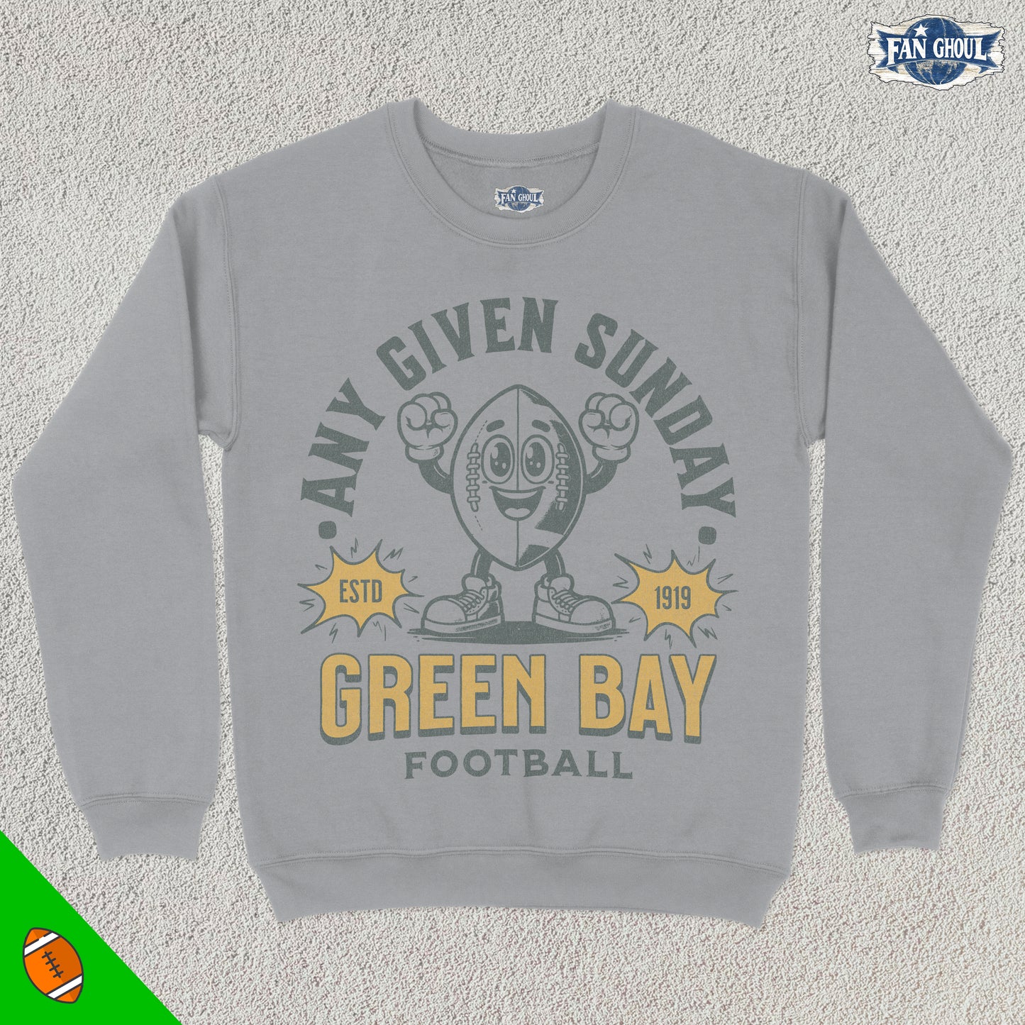 Green Bay Football Retro Crewneck