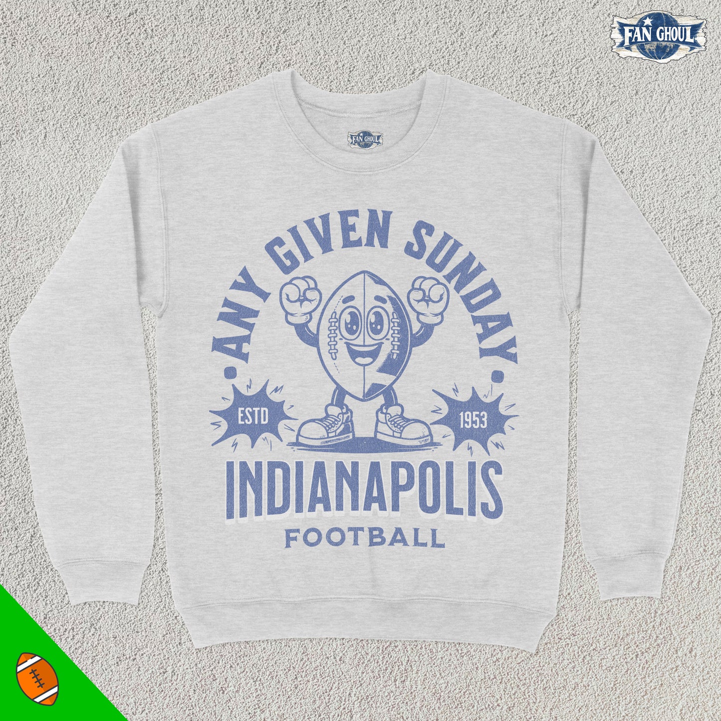 Indianapolis Football Retro Crewneck