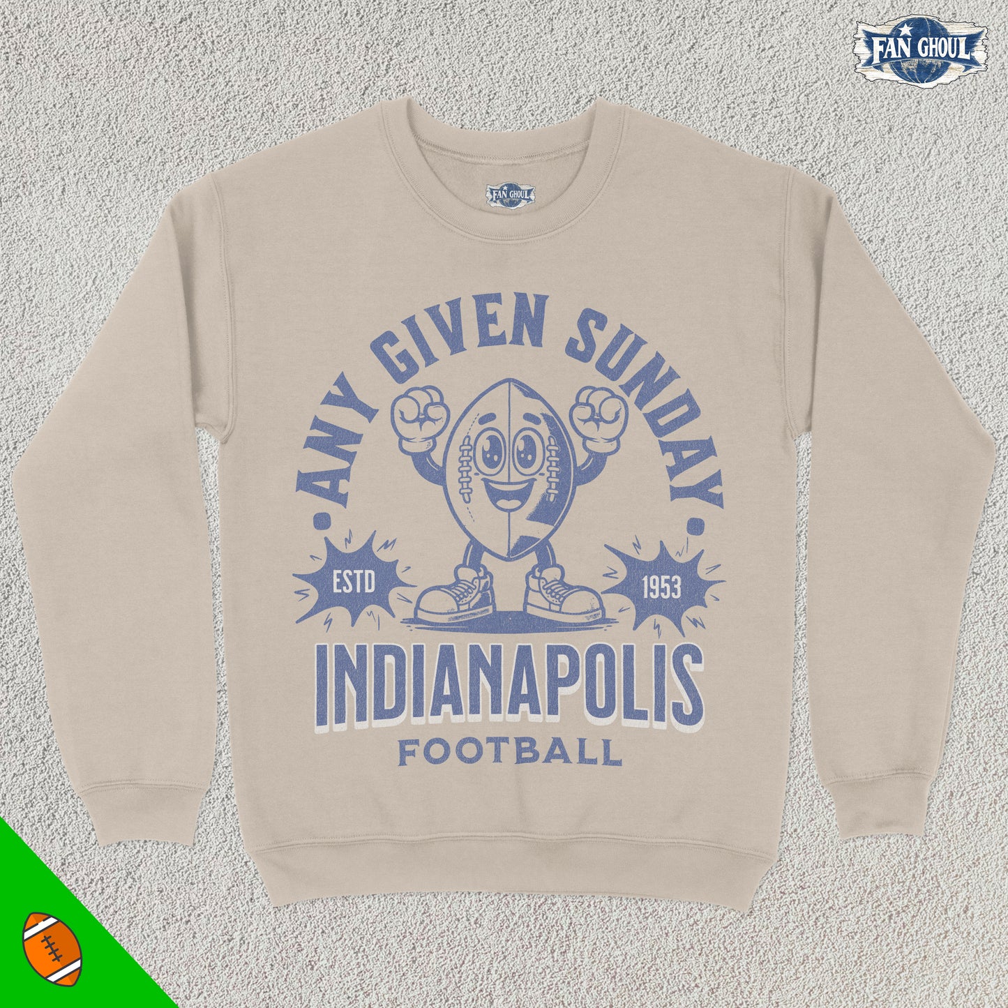 Indianapolis Football Retro Crewneck