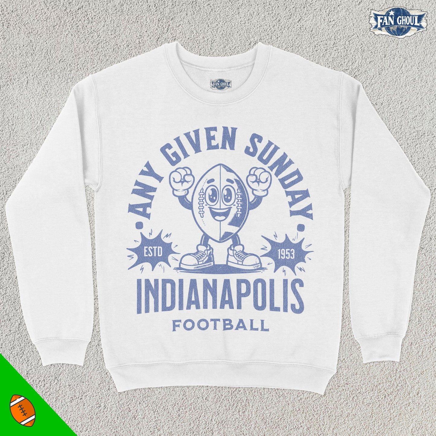 Indianapolis Football Retro Crewneck