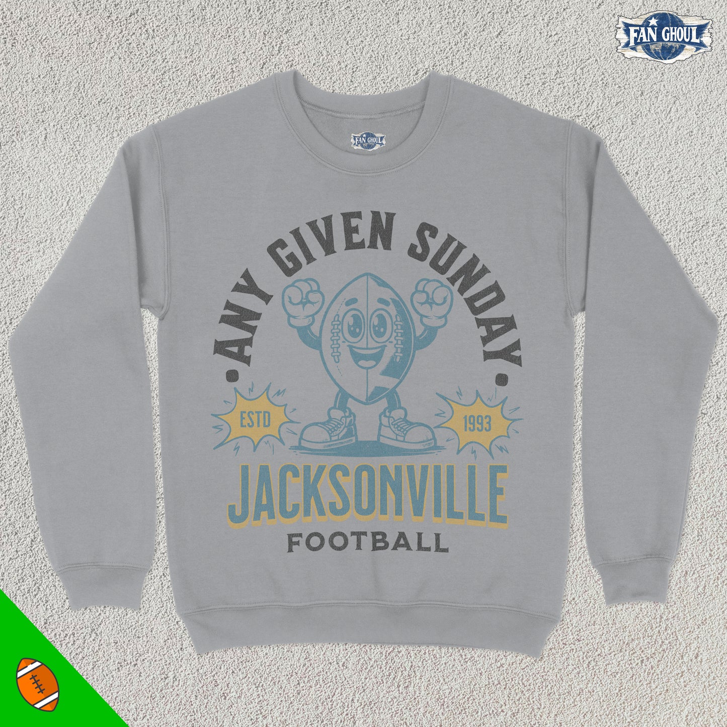 Jacksonville Football Retro Crewneck