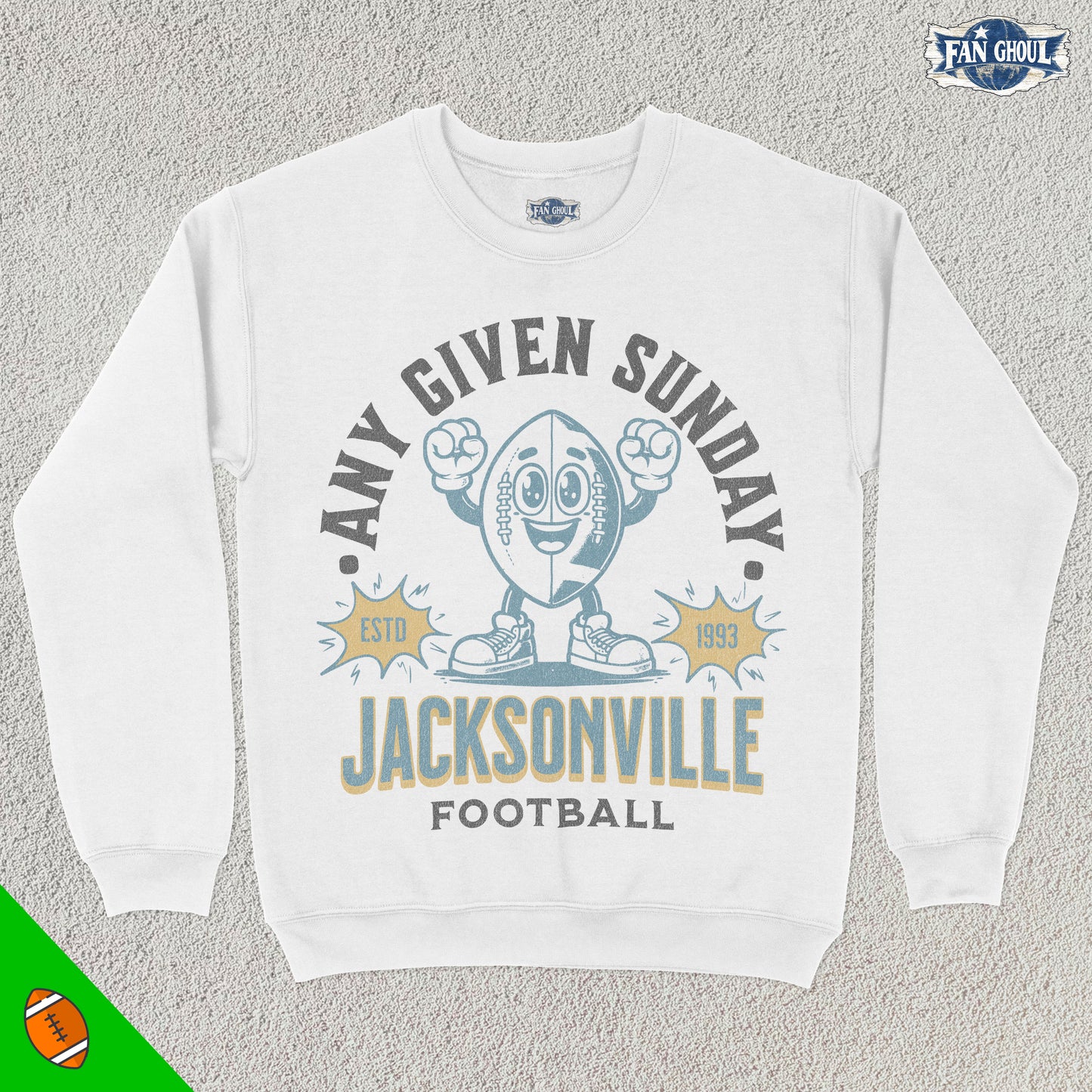 Jacksonville Football Retro Crewneck