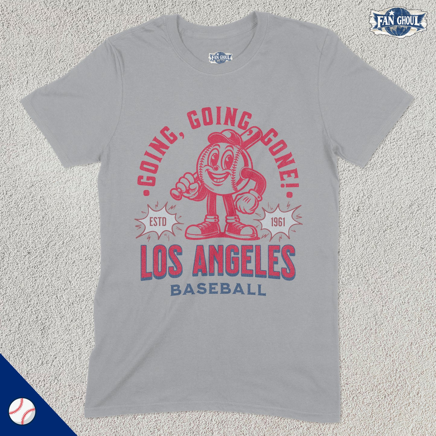 Los Angeles 2 Baseball Retro Shirt
