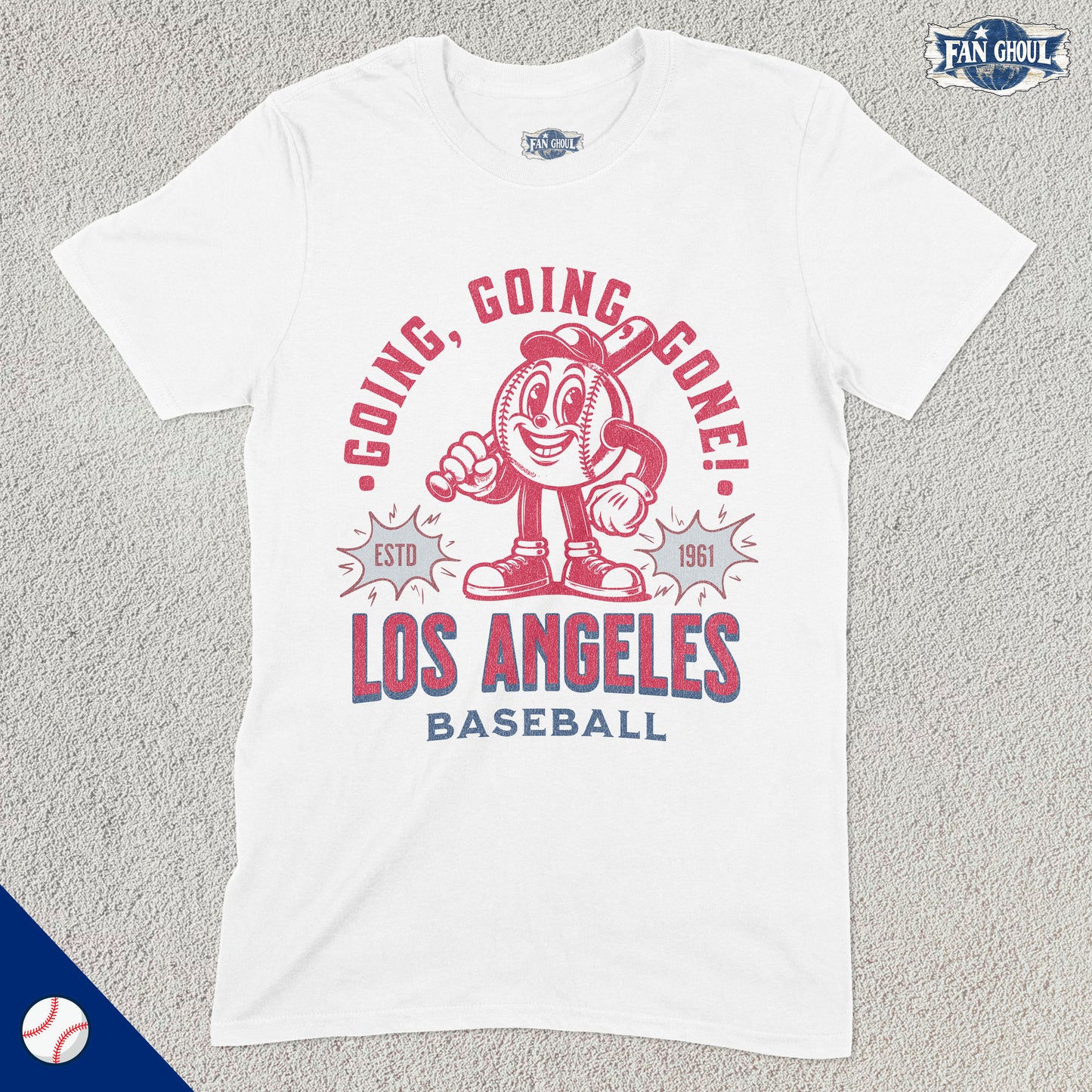 Los Angeles 2 Baseball Retro Shirt