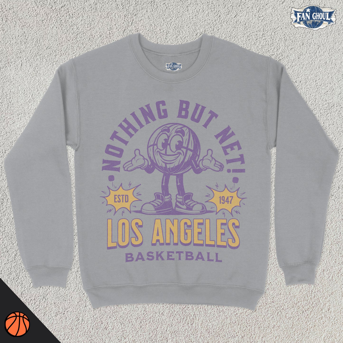Los Angeles Basketball Retro Crewneck