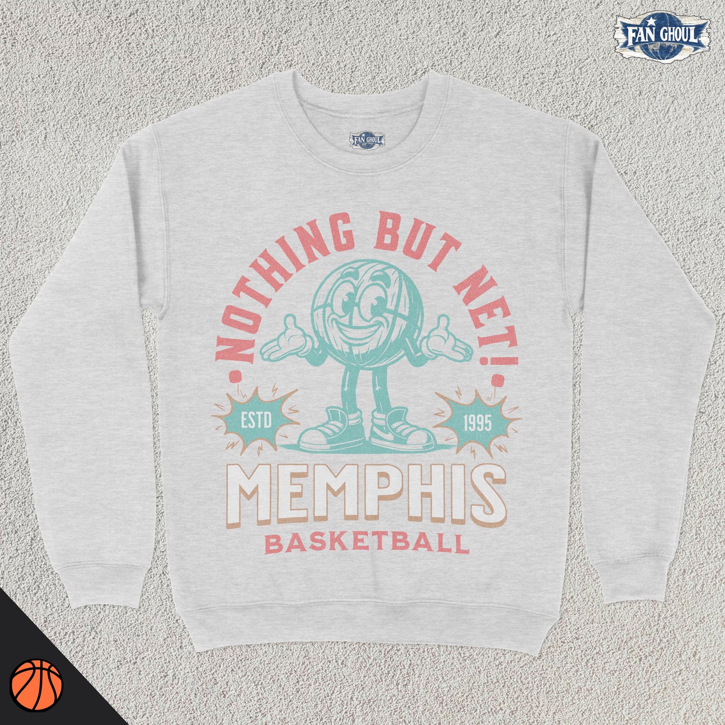 Memphis Basketball Retro Crewneck