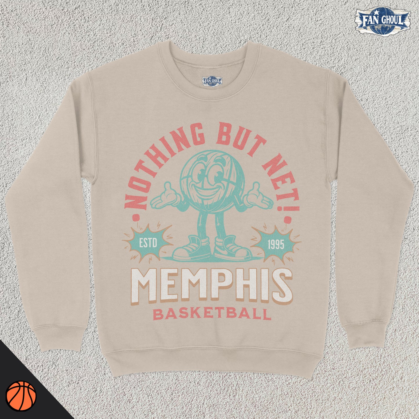 Memphis Basketball Retro Crewneck