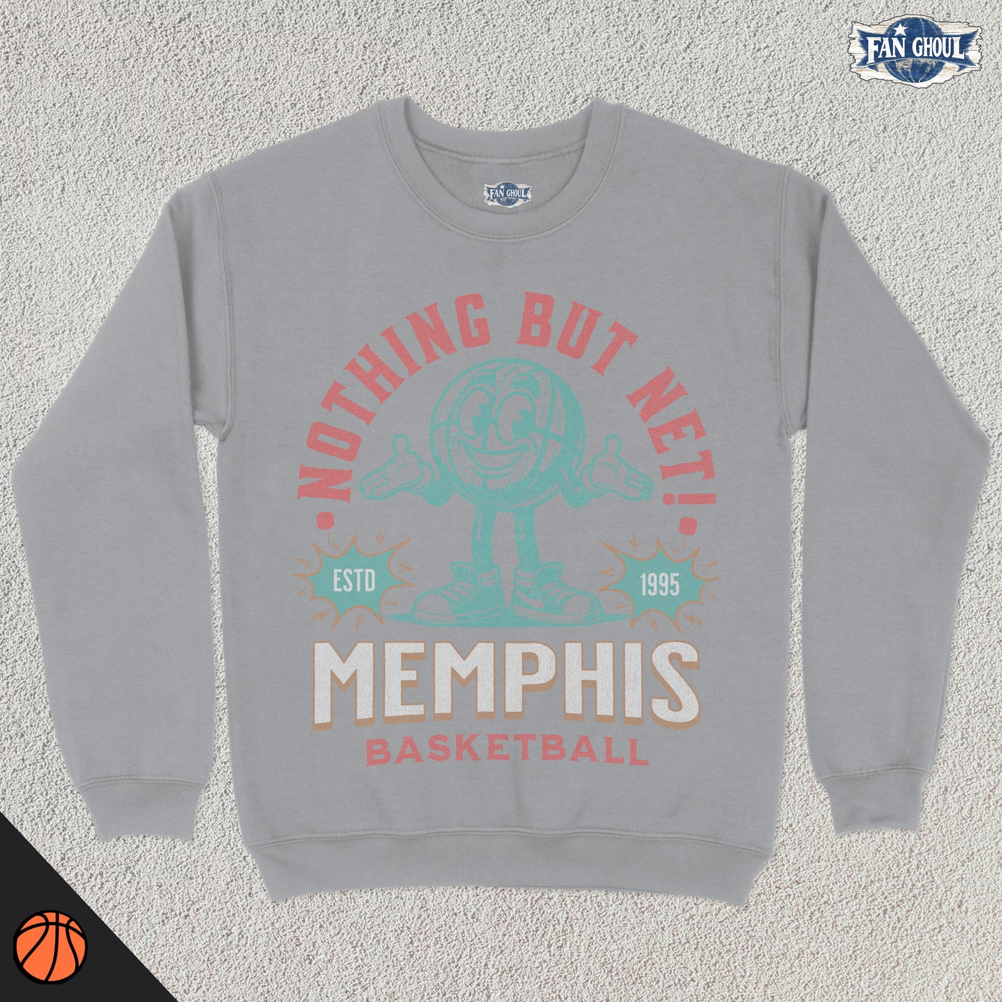Memphis Basketball Retro Crewneck