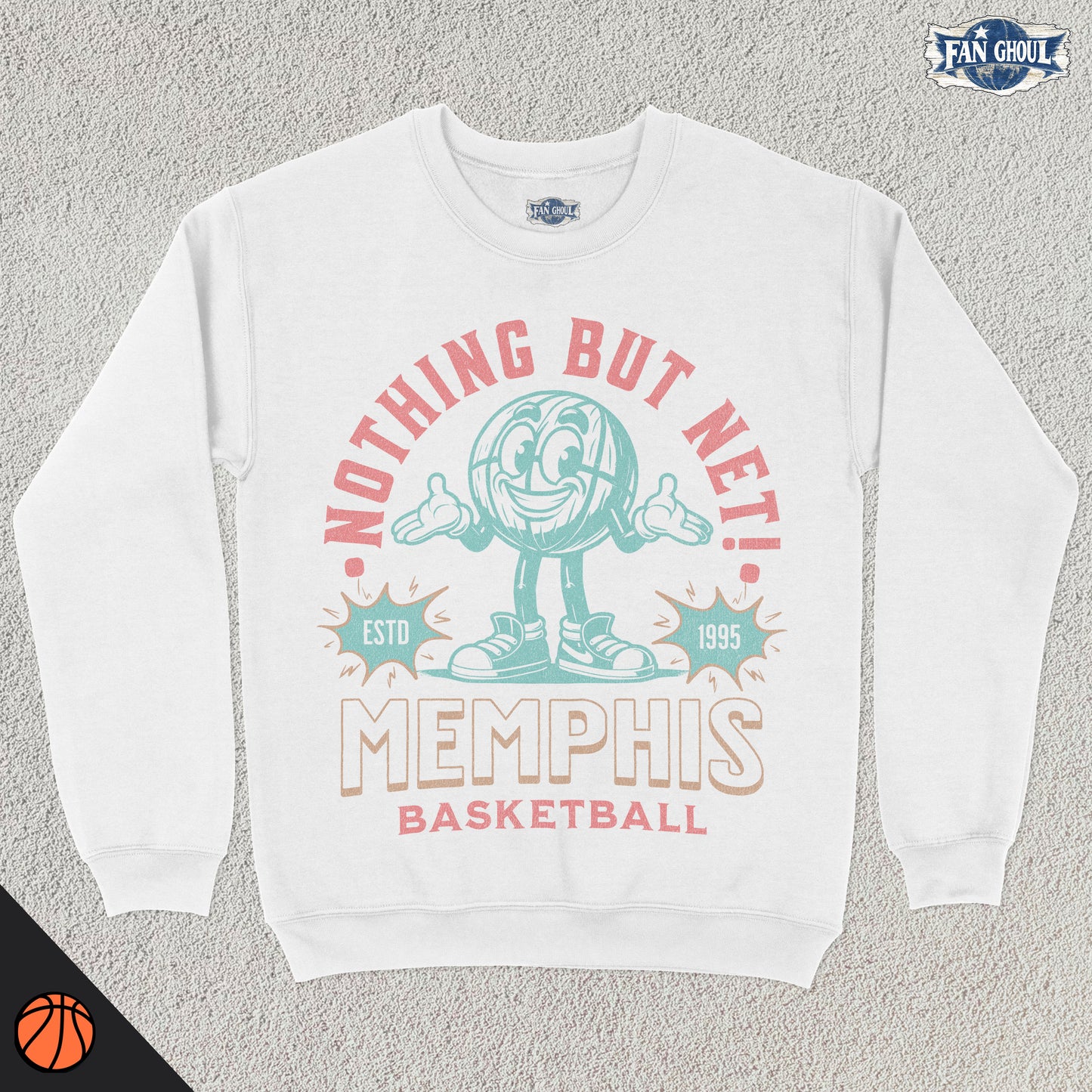 Memphis Basketball Retro Crewneck
