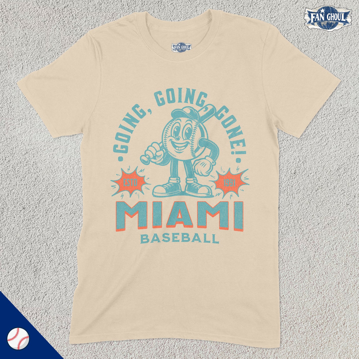 Miami Baseball Retro Shirt