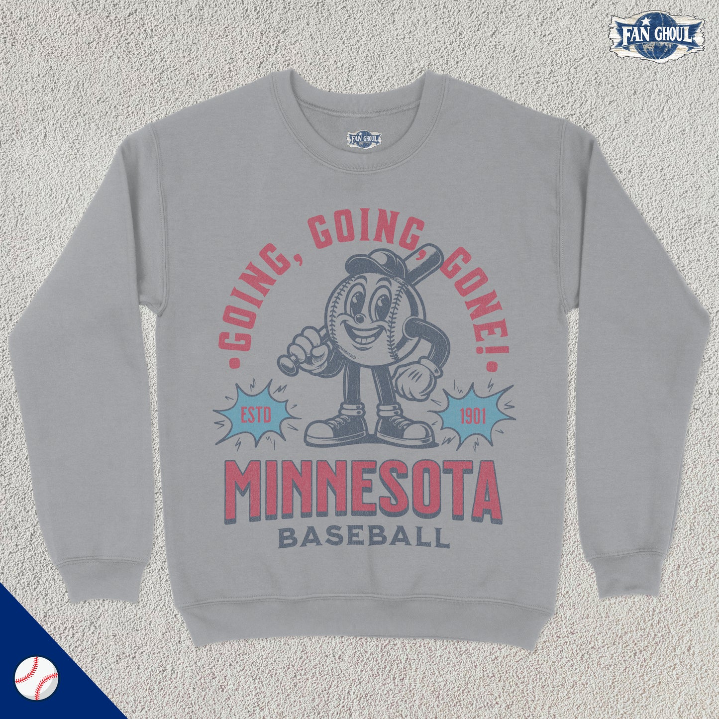 Minnesota Baseball Retro Crewneck