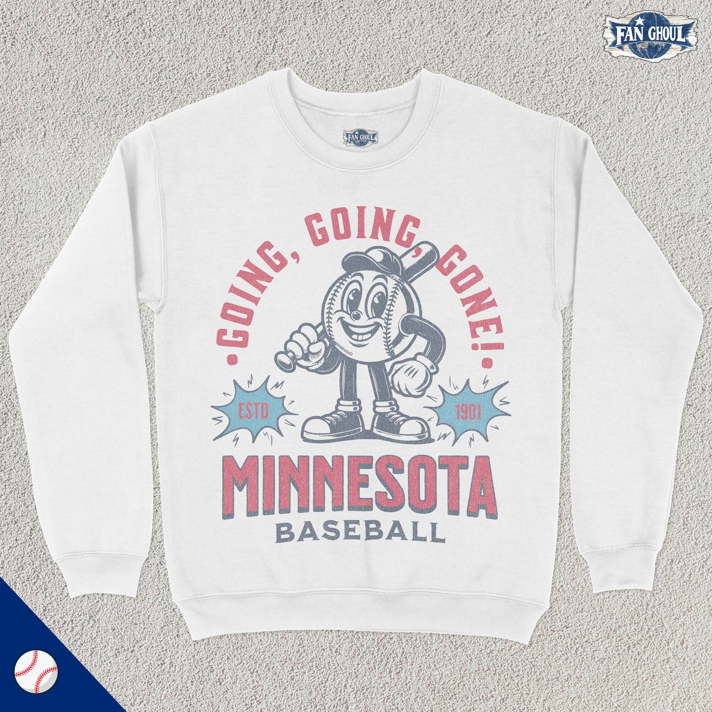 Minnesota Baseball Retro Crewneck