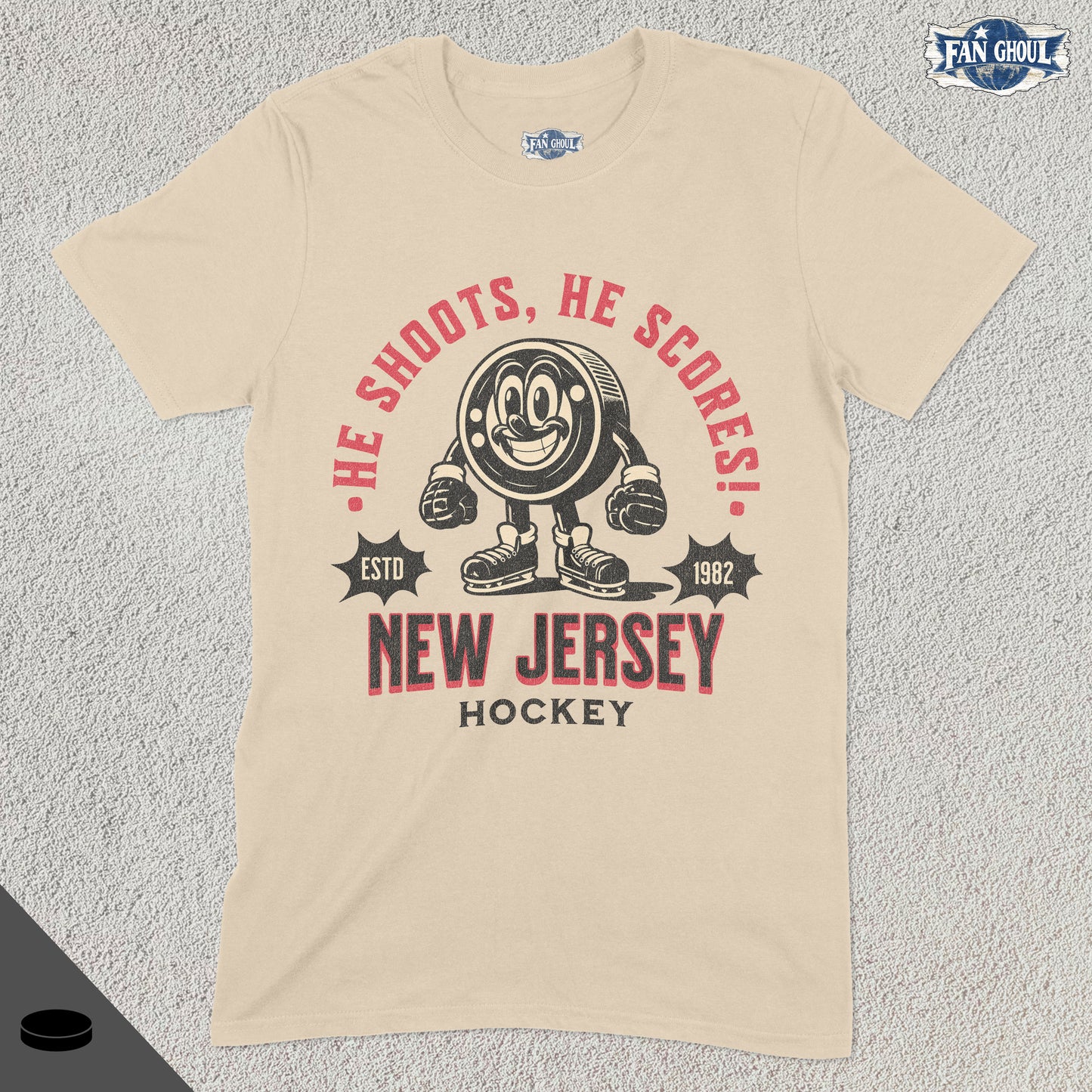 New Jersey Hockey Retro Shirt