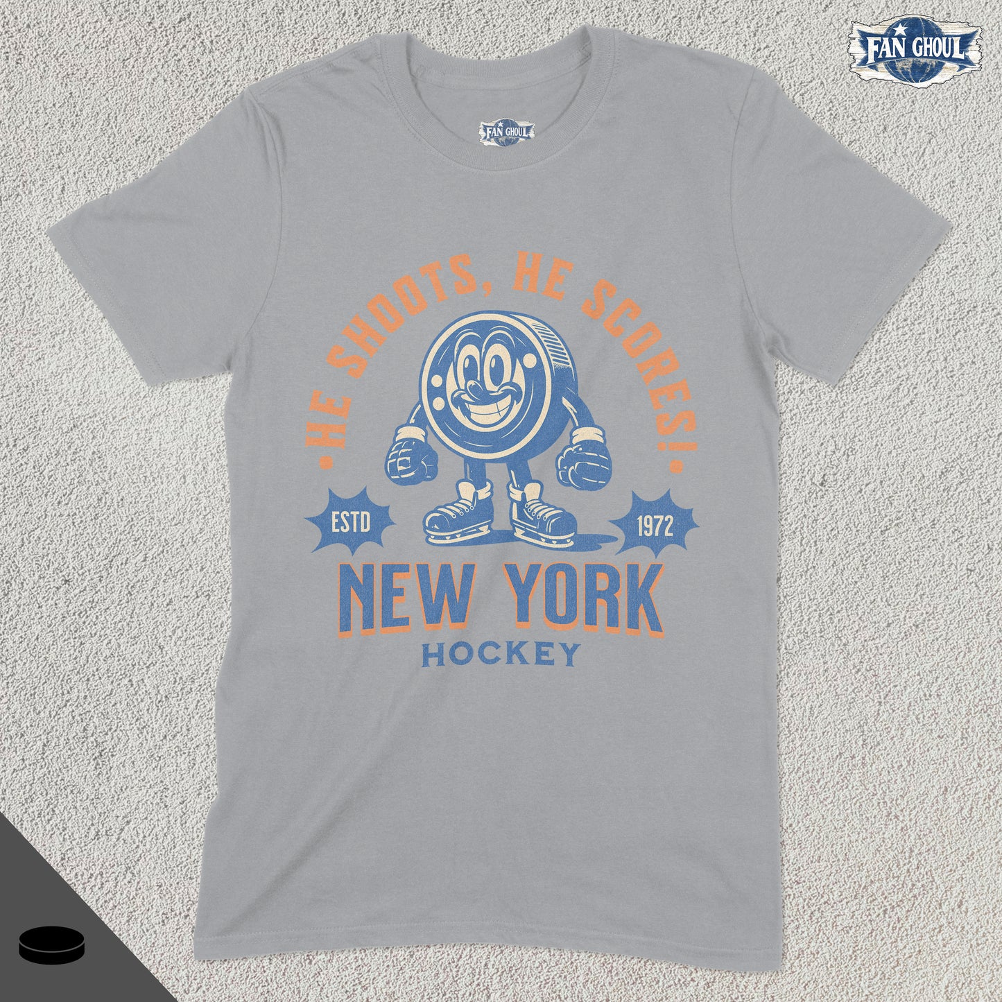 New York 2 Hockey Retro Shirt