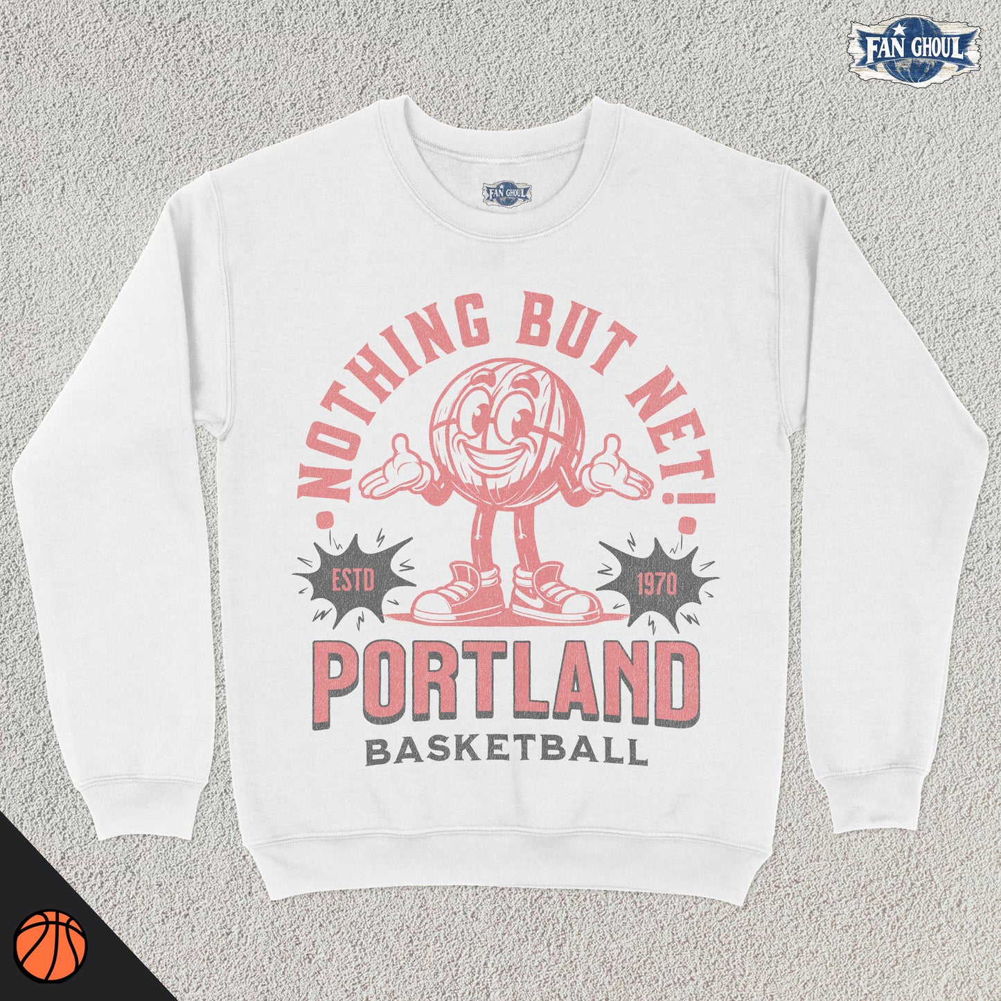 Portland Basketball Retro Crewneck