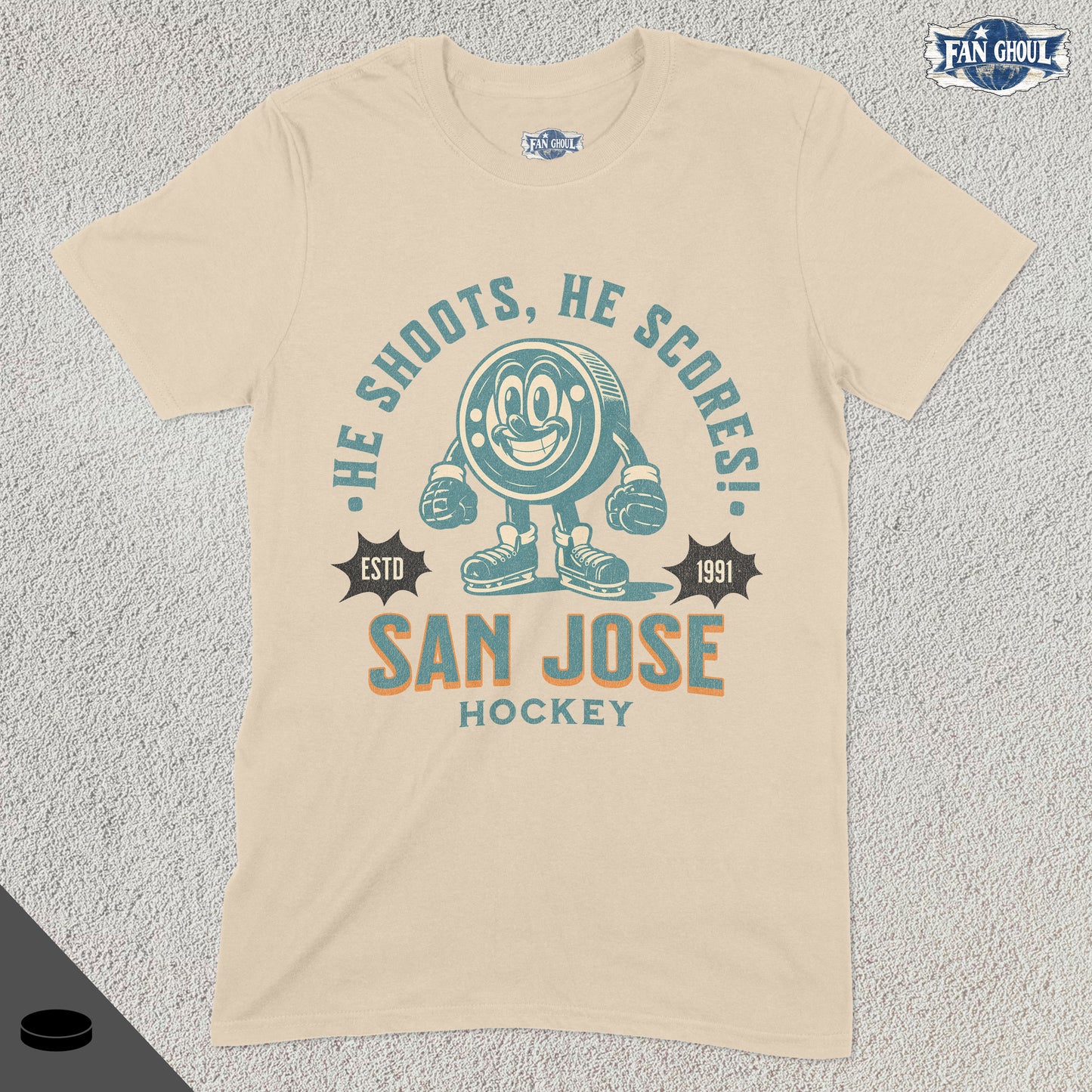 San Jose Hockey Retro Shirt