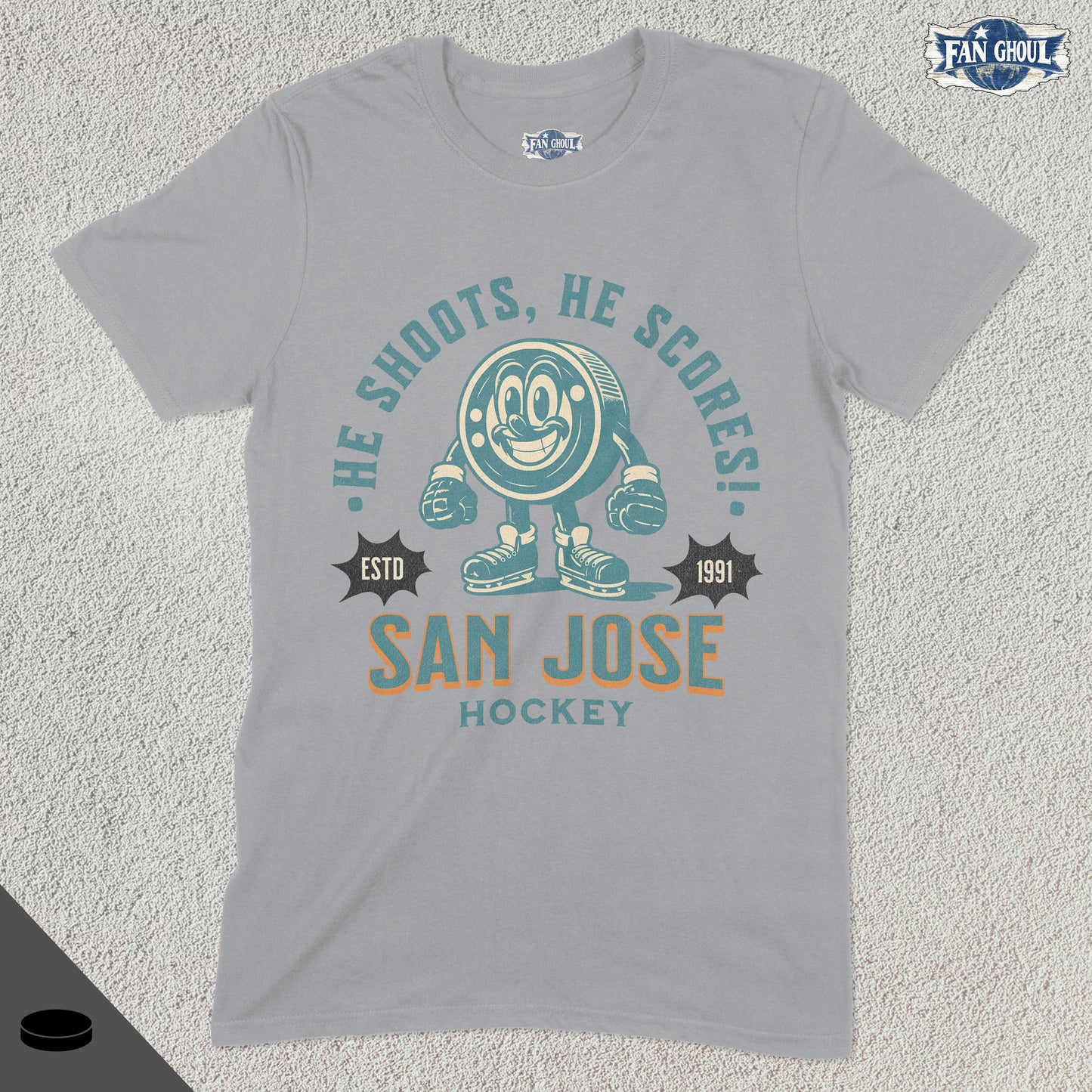 San Jose Hockey Retro Shirt