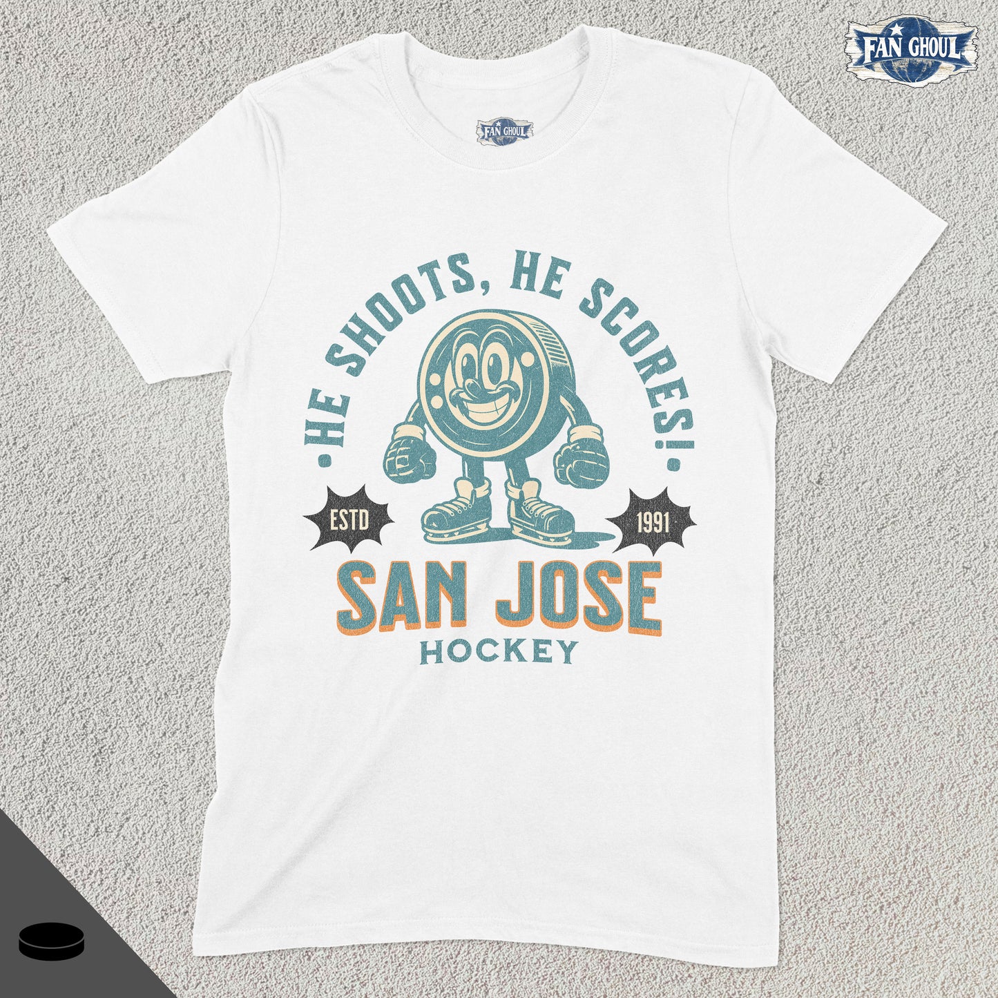 San Jose Hockey Retro Shirt