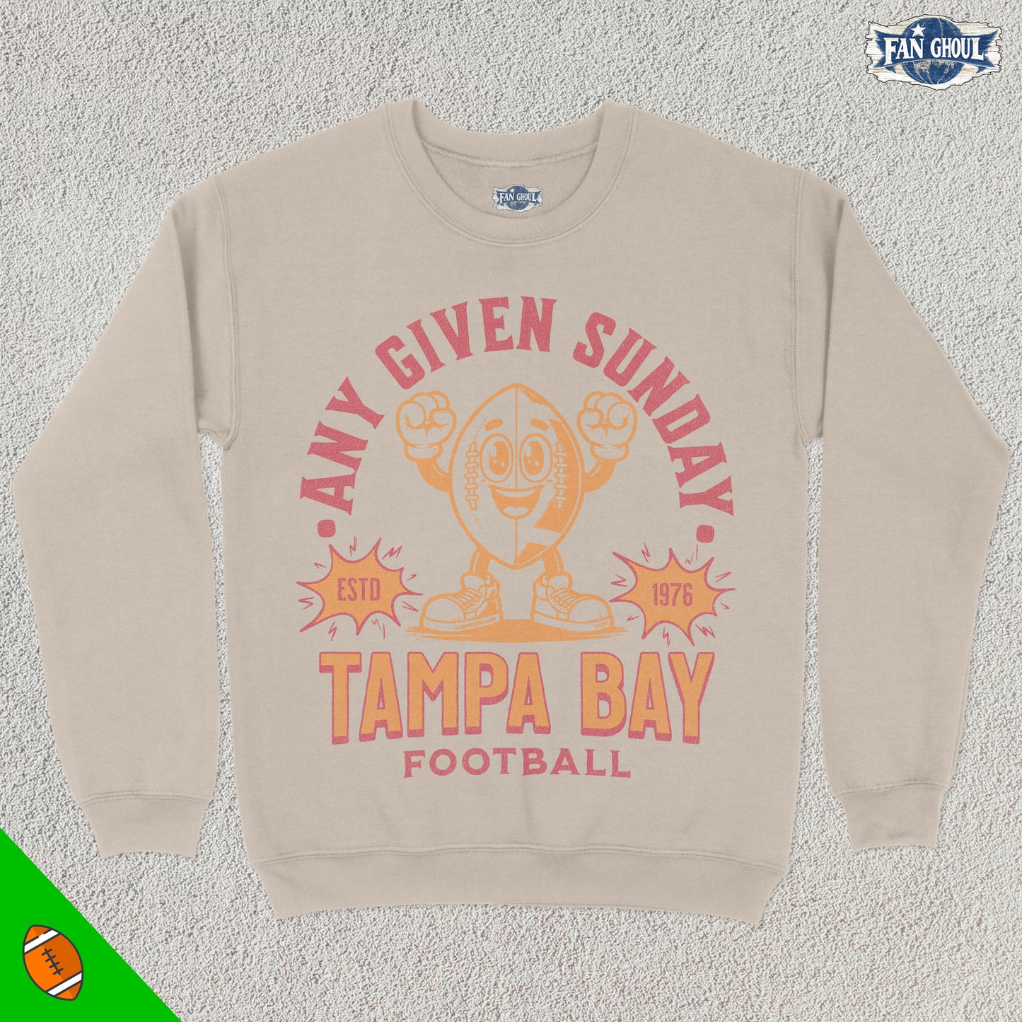 Tampa Bay Football Retro Crewneck