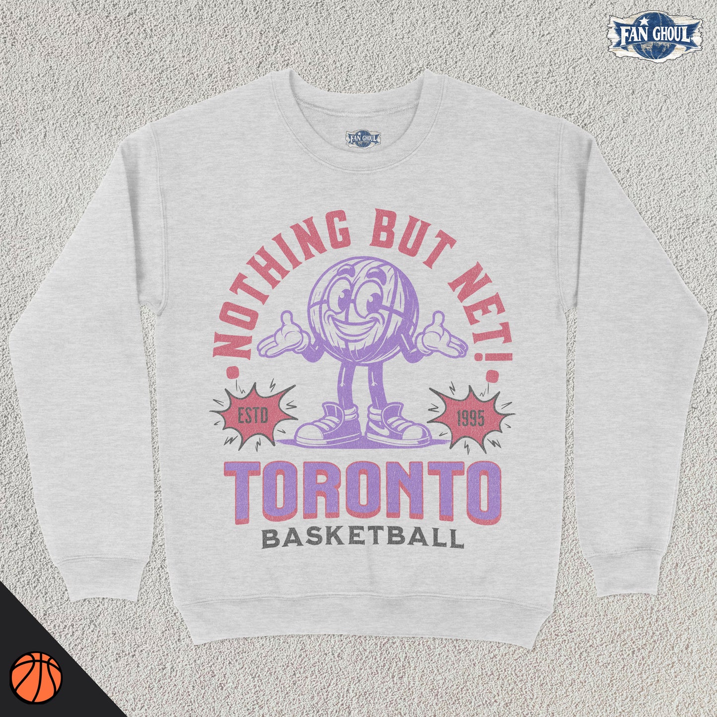 Toronto Basketball Retro Crewneck