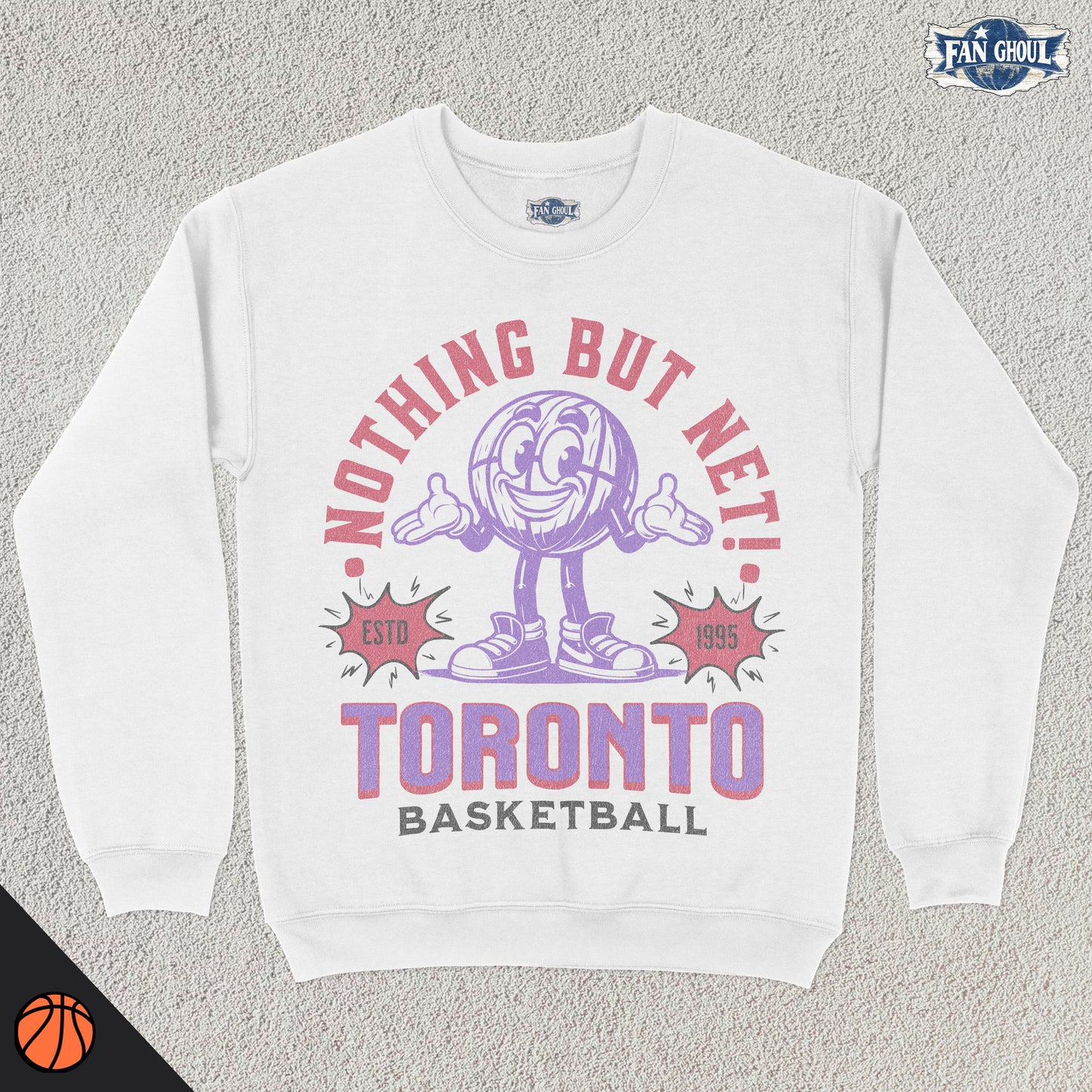 Toronto Basketball Retro Crewneck
