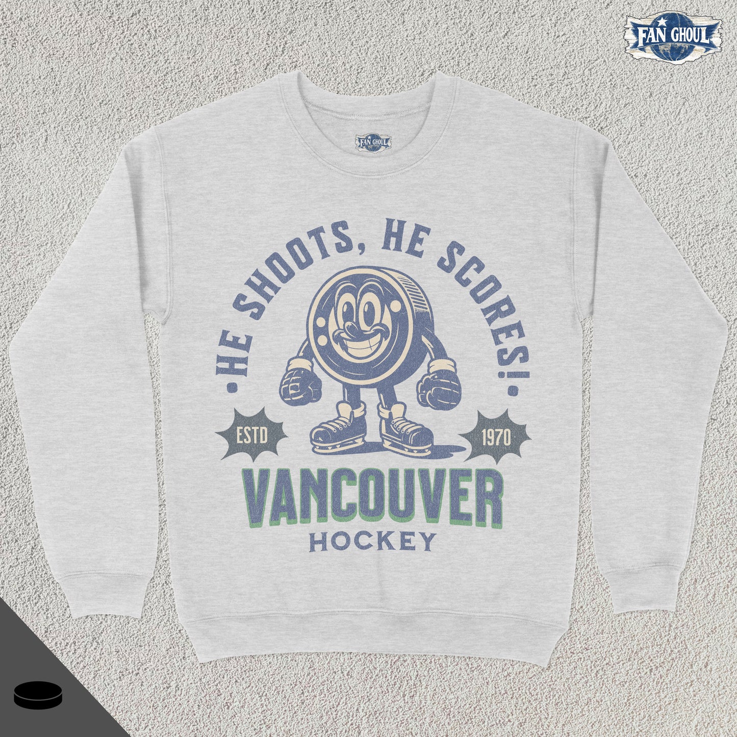 Vancouver Hockey Retro Crewneck