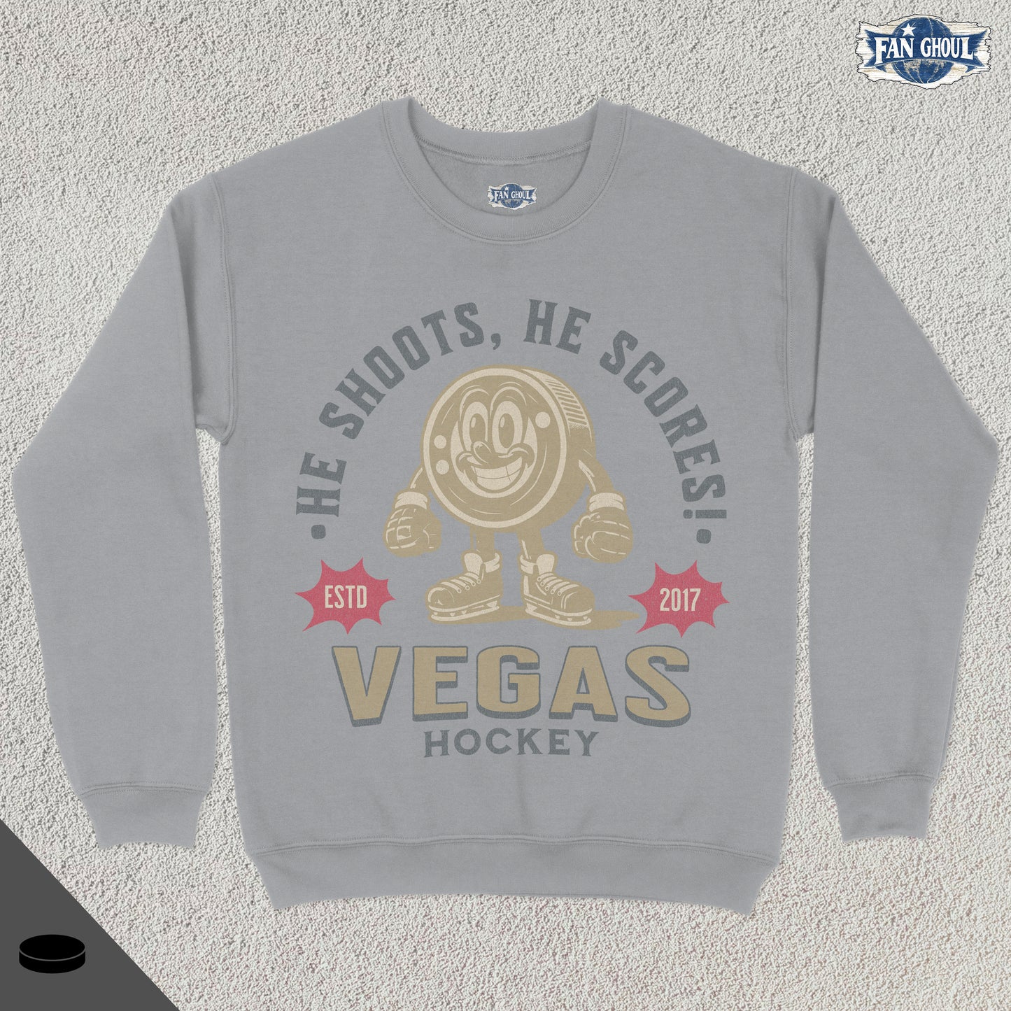 Vegas Hockey Retro Crewneck