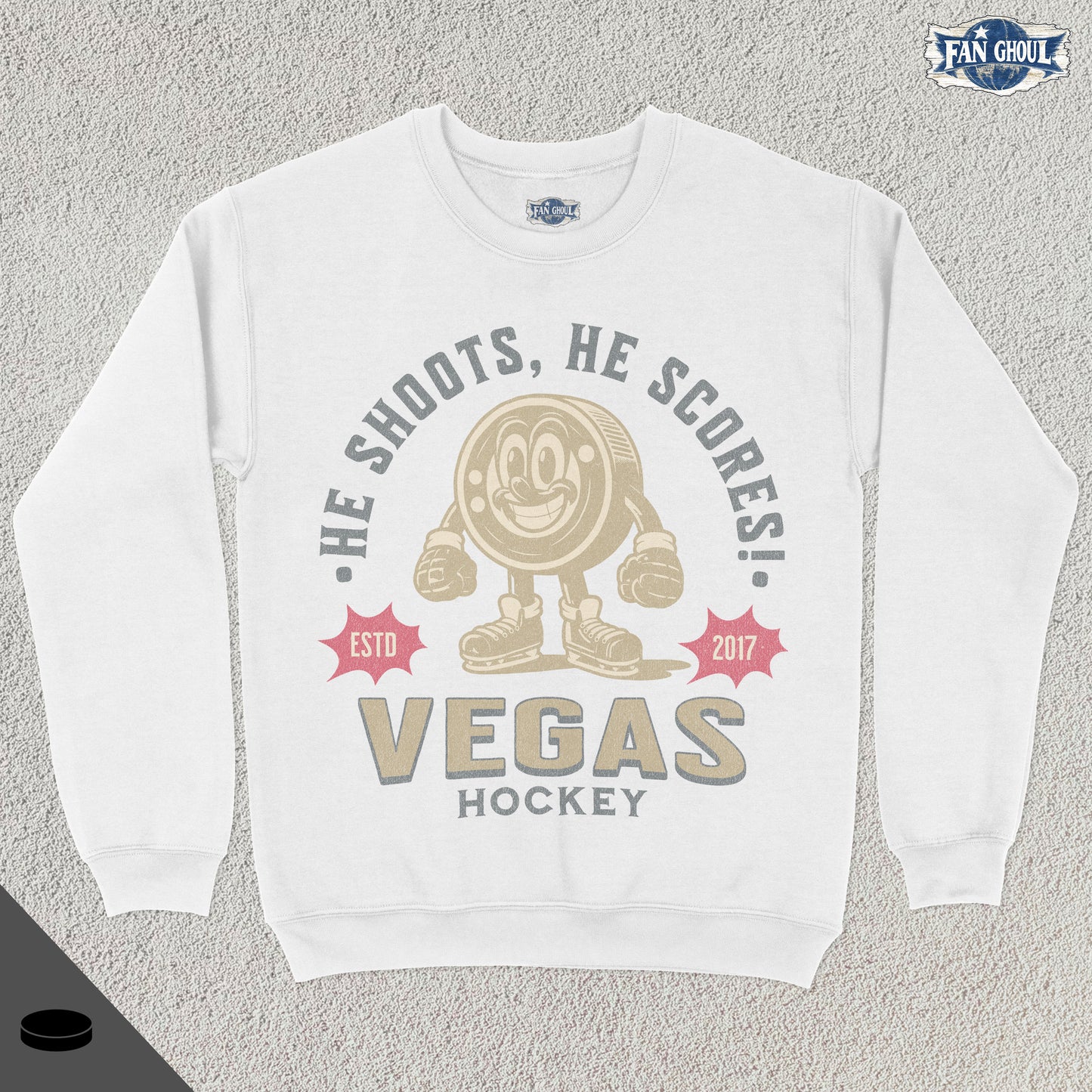 Vegas Hockey Retro Crewneck