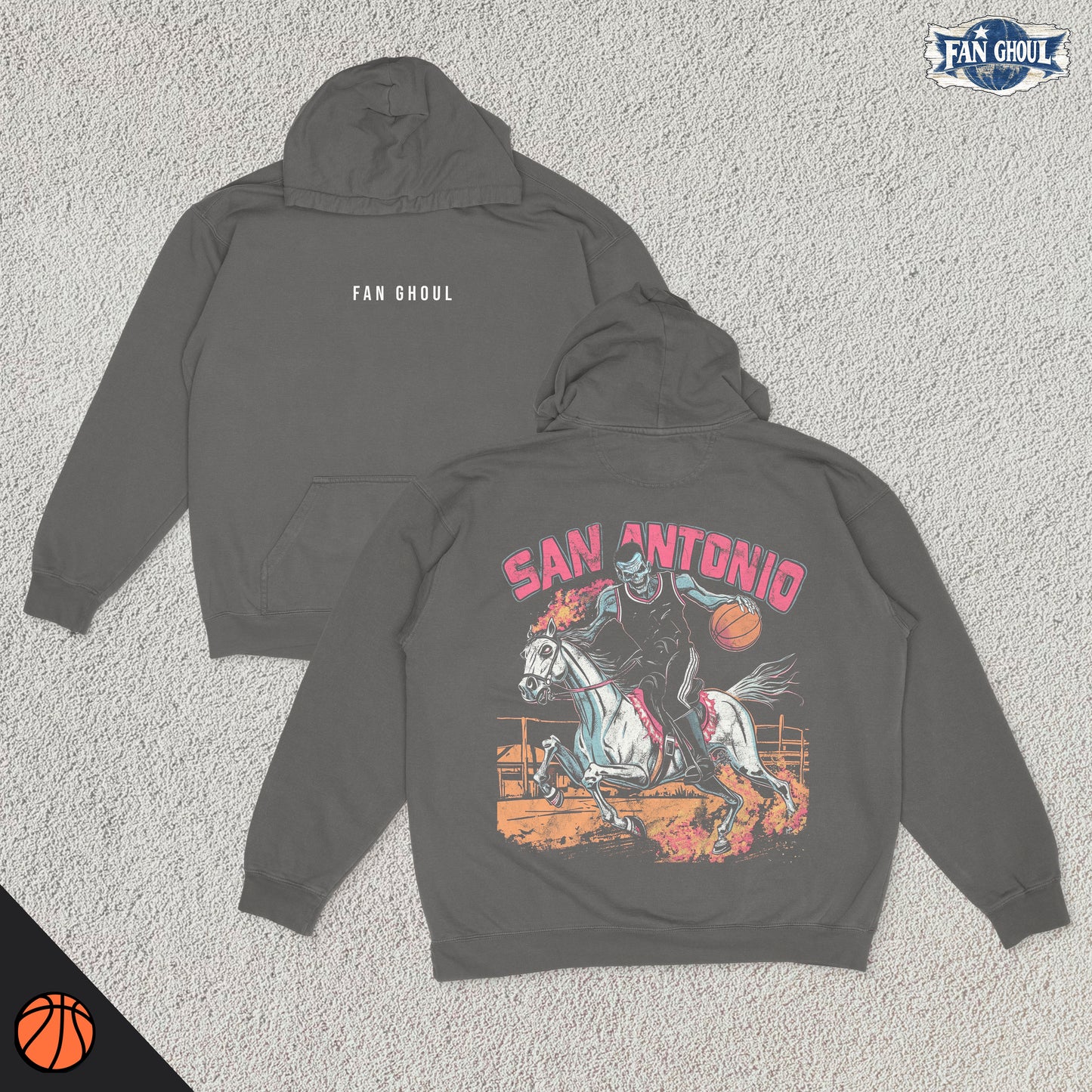 San Antonio Basketball "Ghoul" Hoodie