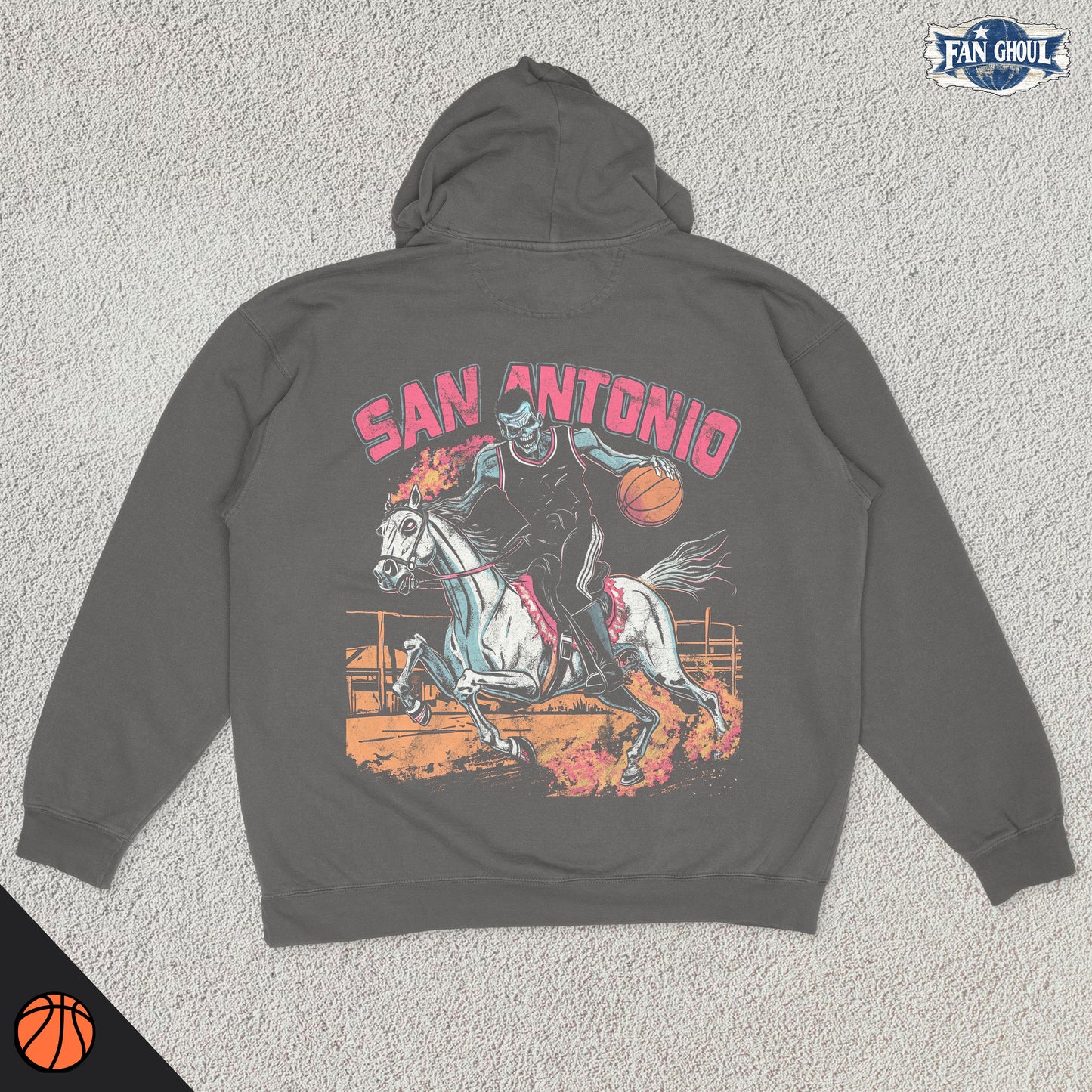 San Antonio Basketball "Ghoul" Hoodie