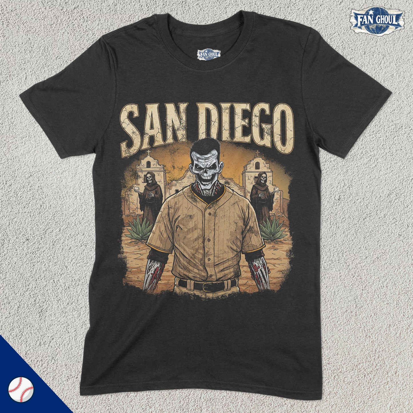 San Diego Baseball "Ghoul" Shirt