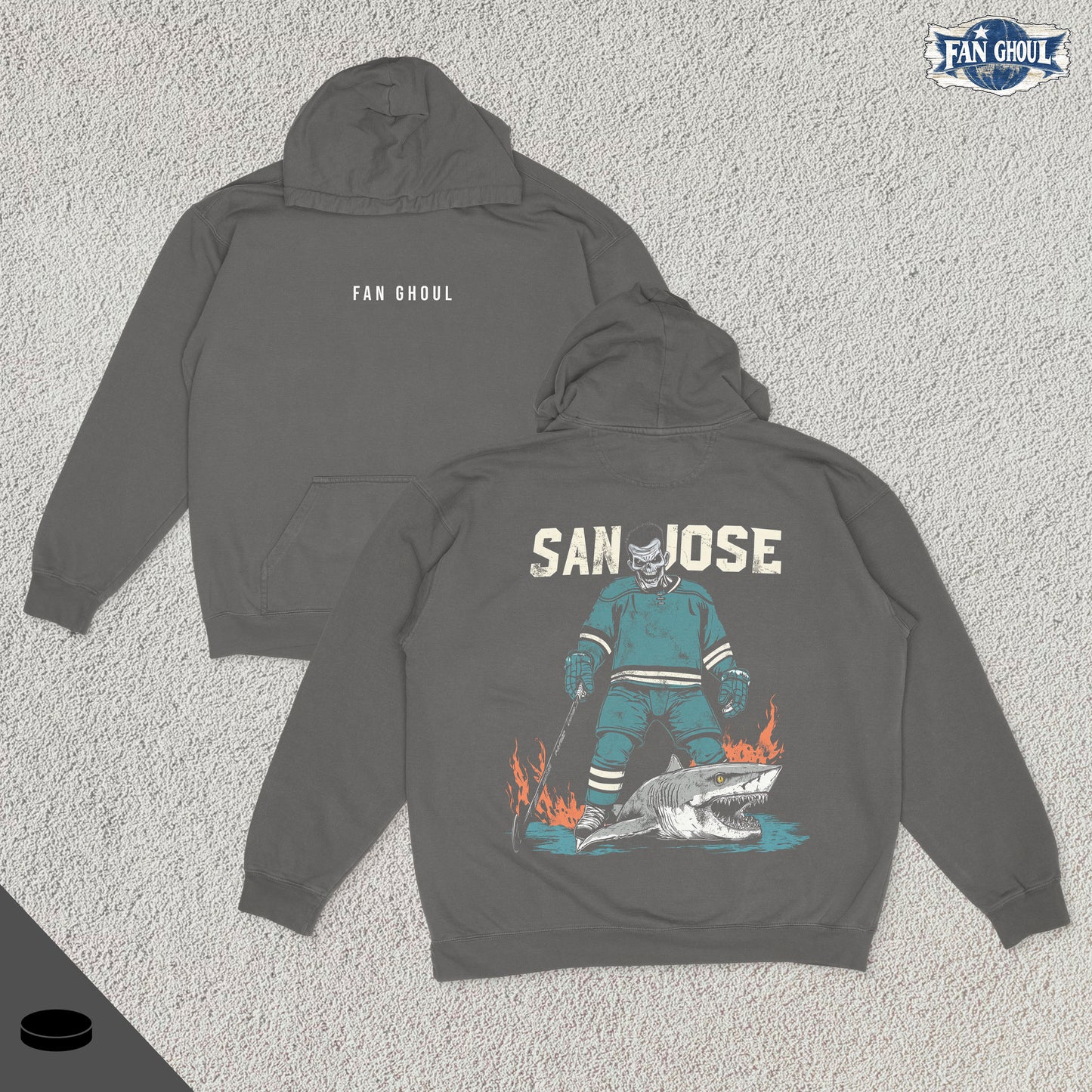 San Jose Hockey "Ghoul" Hoodie