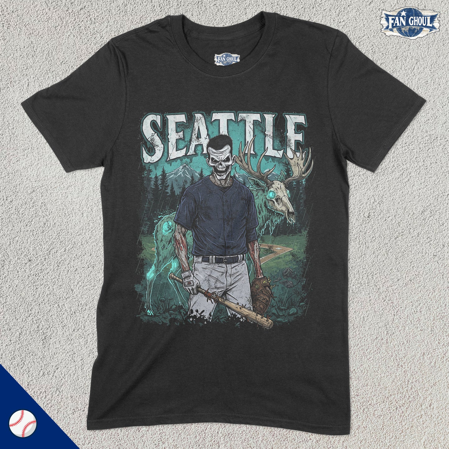 Seattle Baseball "Ghoul" Shirt
