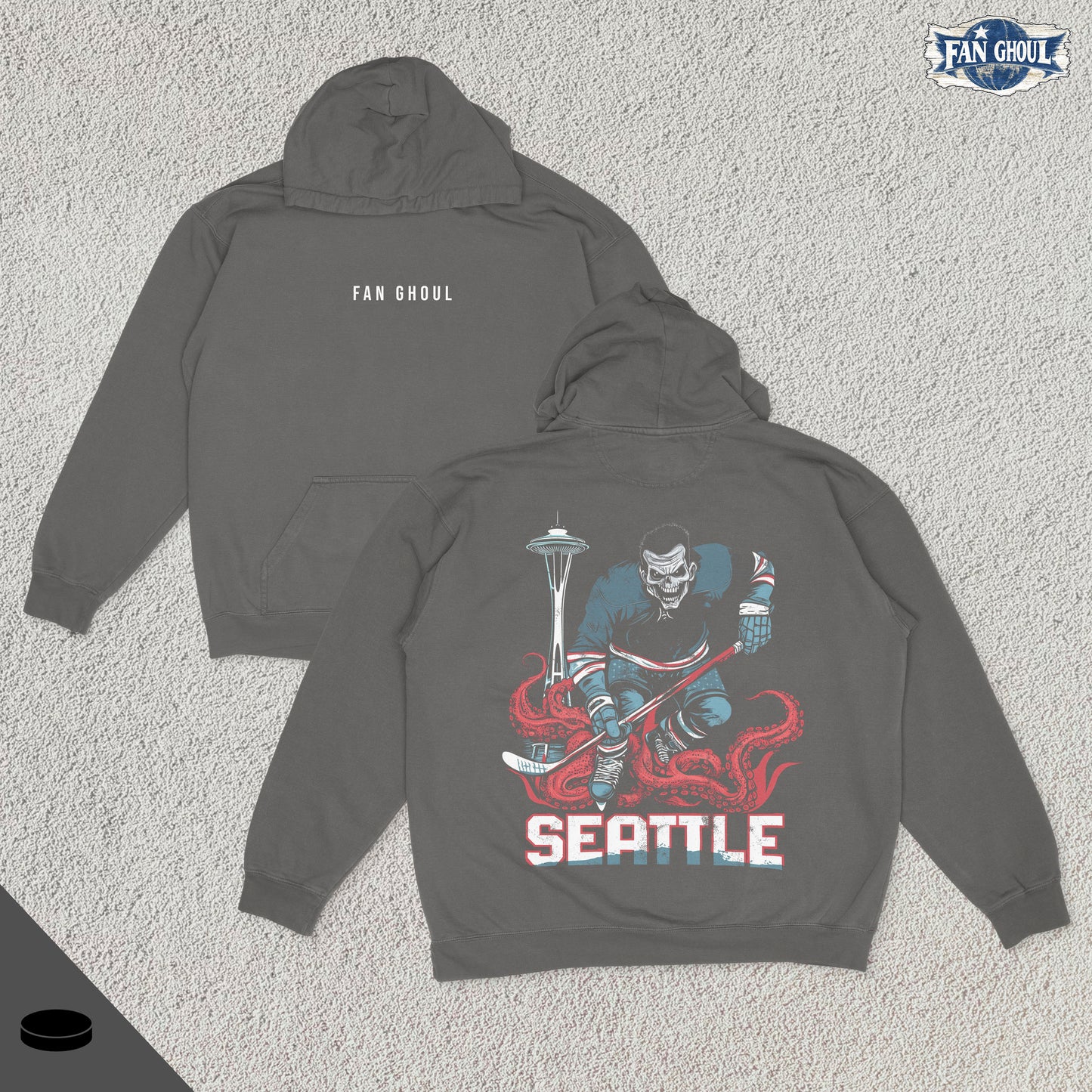 Seattle Hockey "Ghoul" Hoodie
