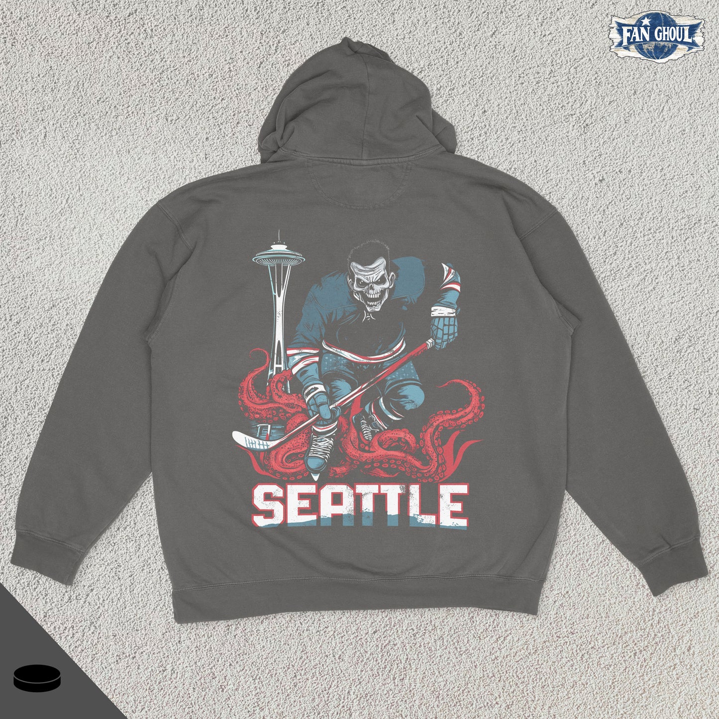 Seattle Hockey "Ghoul" Hoodie