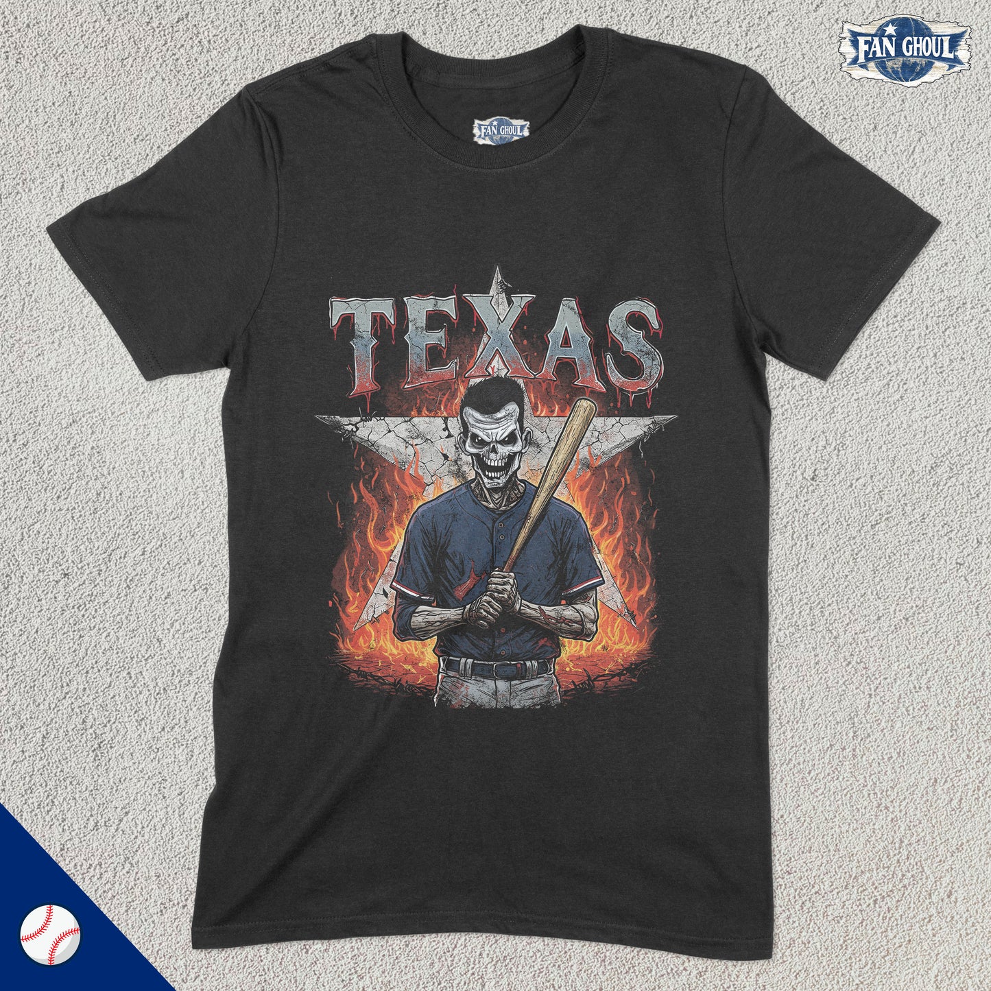 Texas Baseball "Ghoul" Shirt
