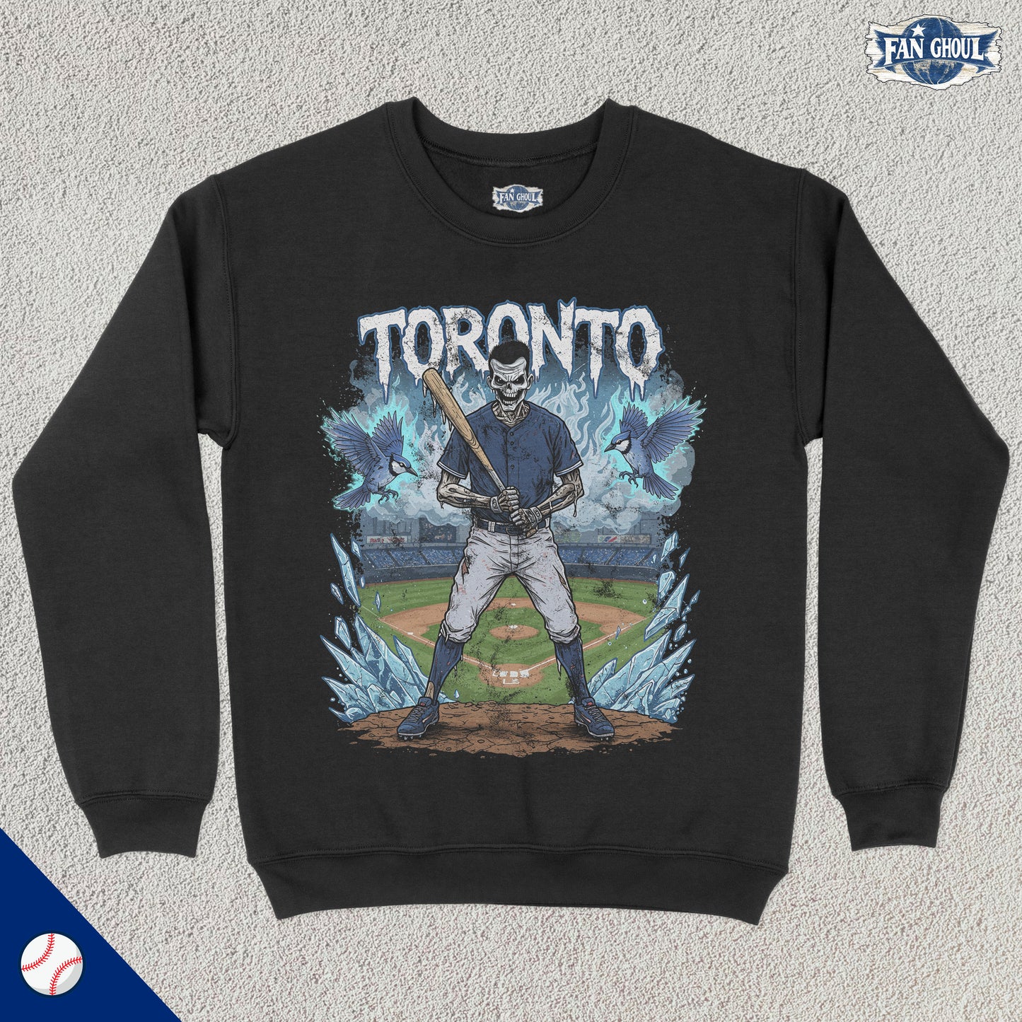 Toronto Baseball "Ghoul" Crewneck