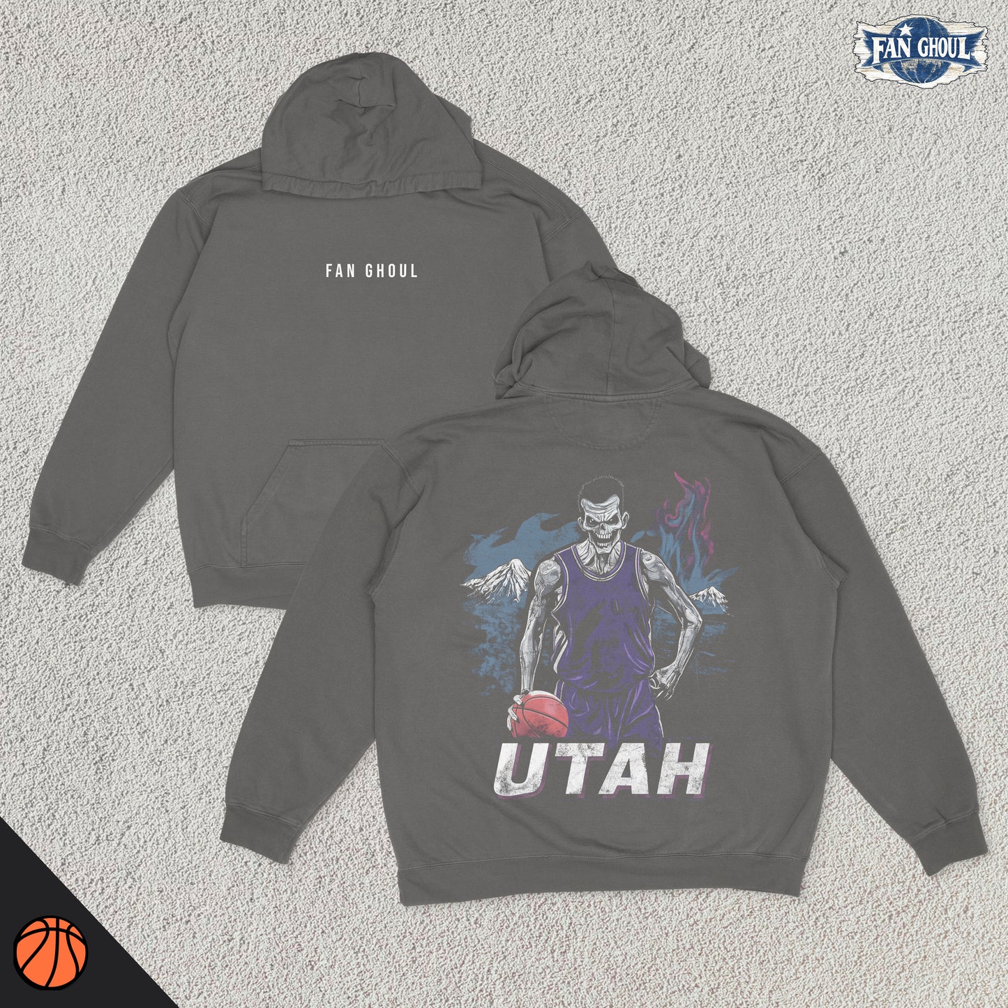 Utah Basketball "Ghoul" Hoodie
